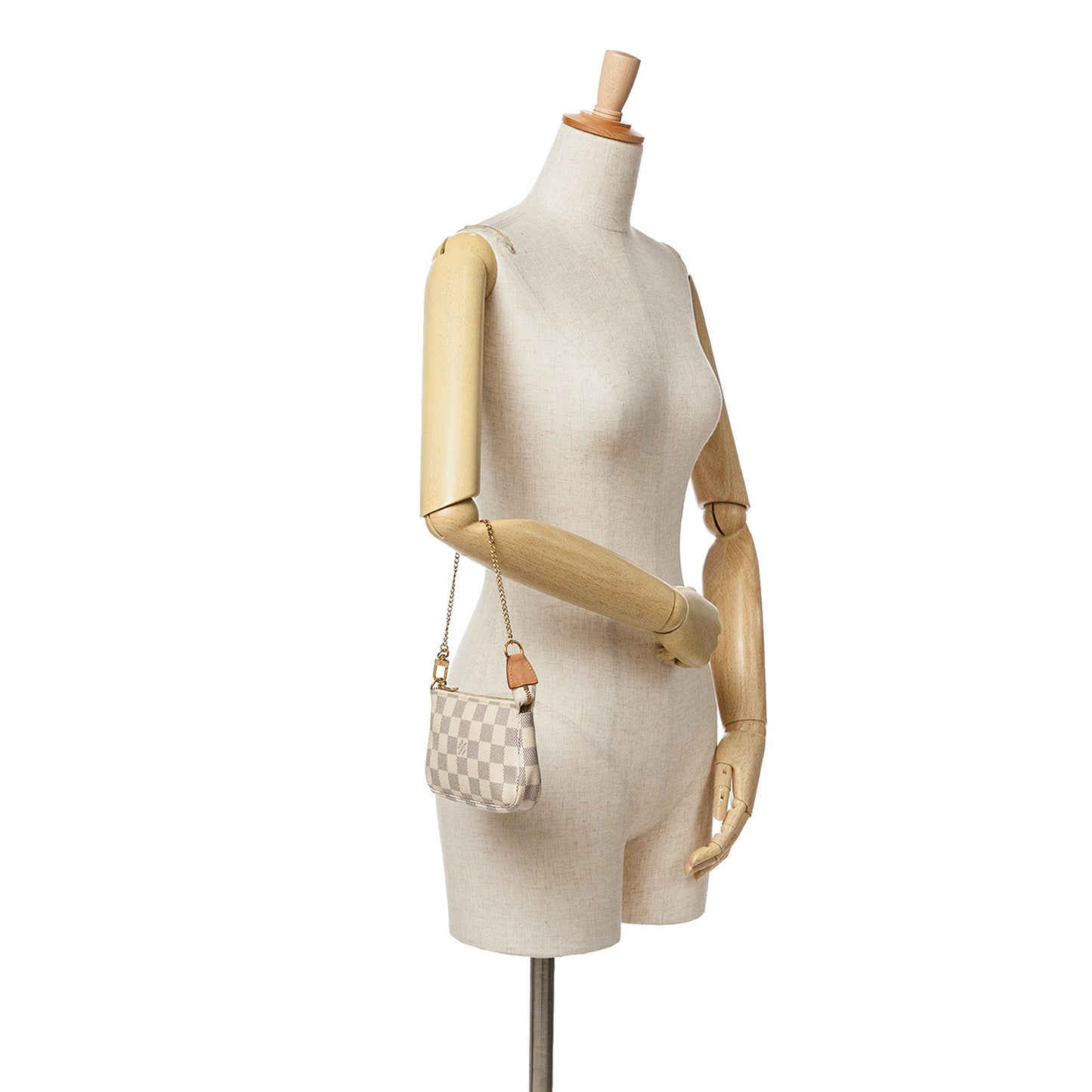 Louis Vuitton Damier Azur Mini Pochette Accessoires White