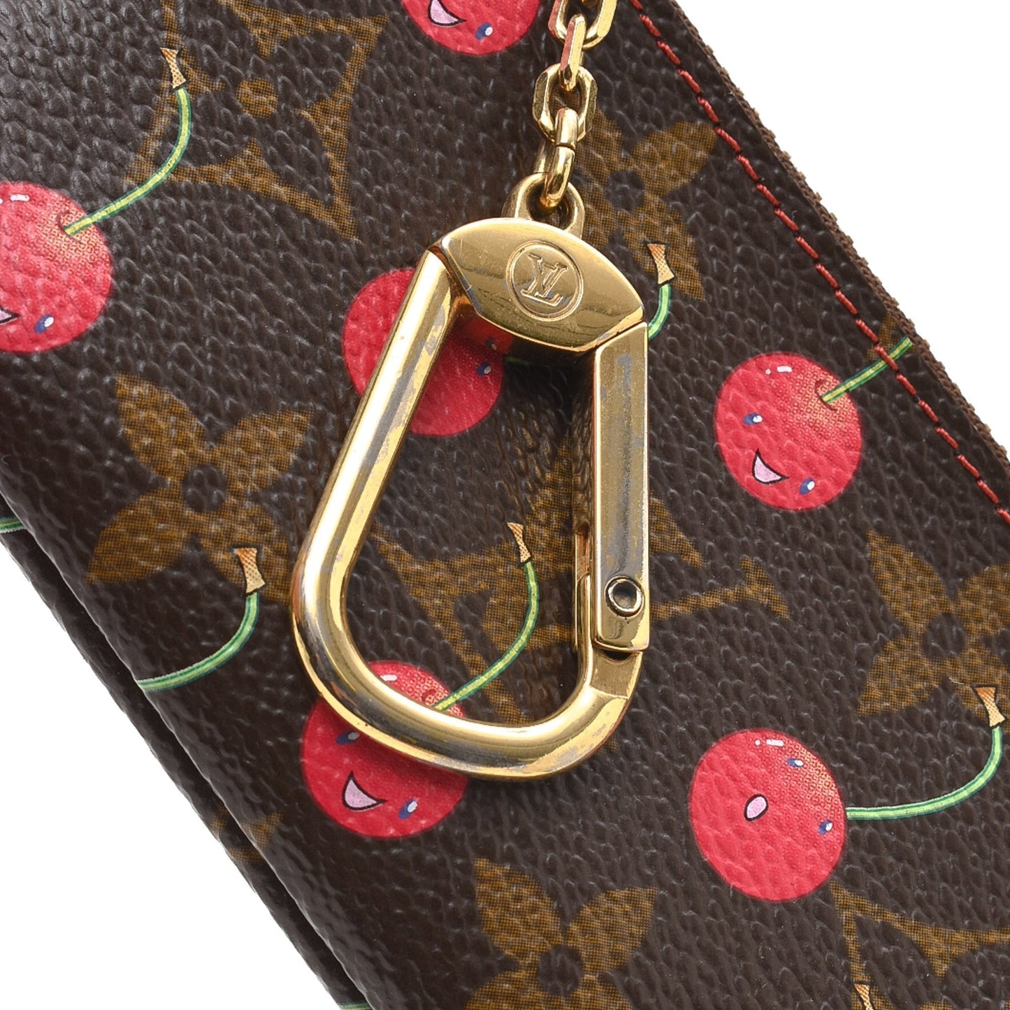 Limited Edition Monogram Cherry Pochette Cles