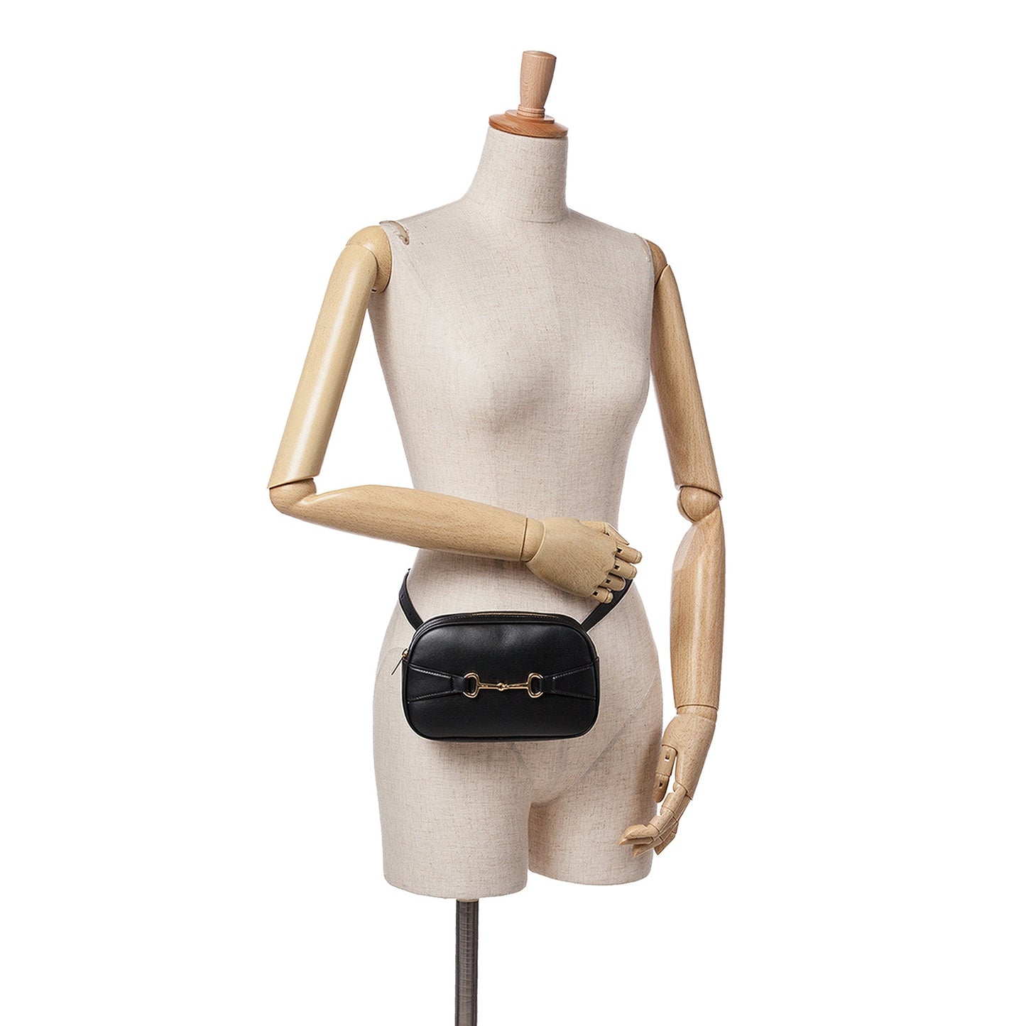 Celine Leather Crecy Belt Bag Black