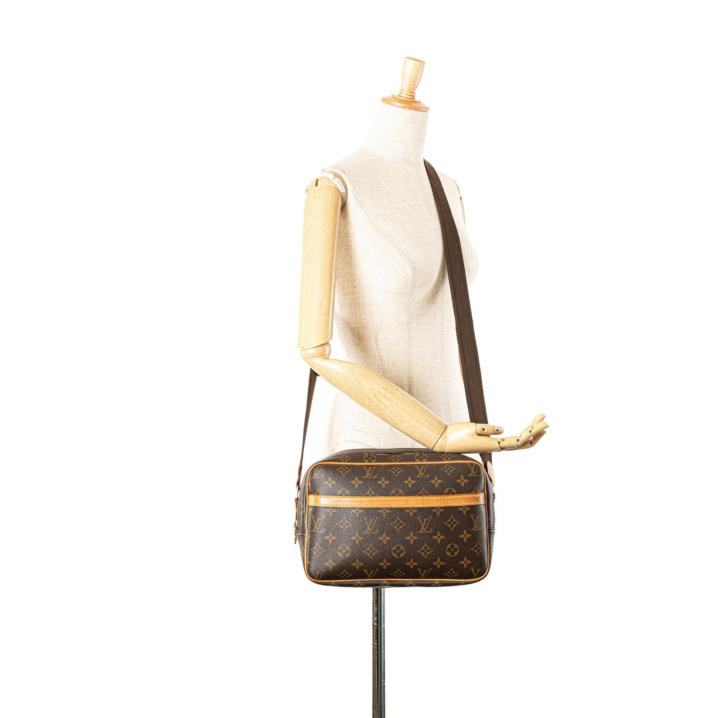Louis Vuitton Monogram Reporter PM Brown