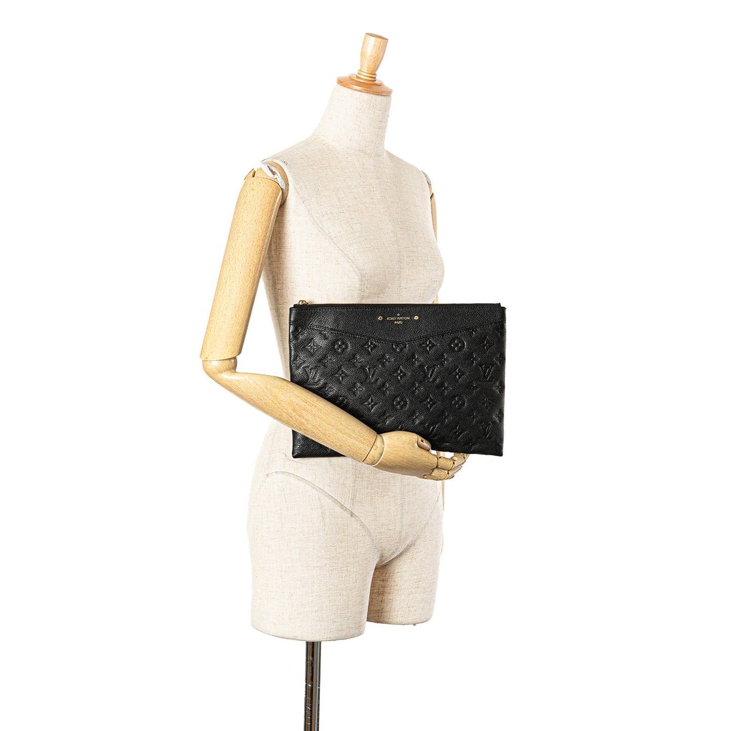 Louis Vuitton Monogram Empreinte Daily Pouch Black