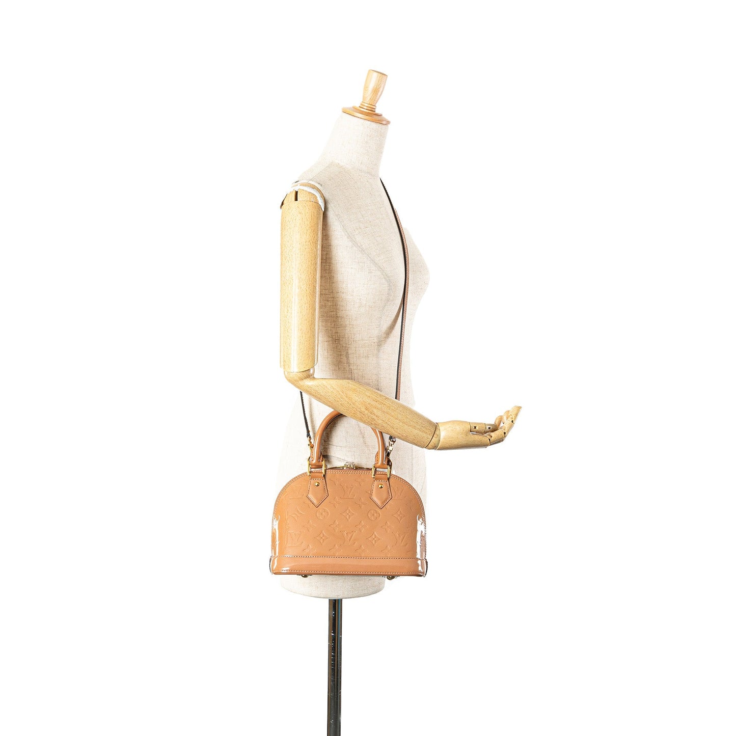 Louis Vuitton Monogram Vernis Alma BB Brown