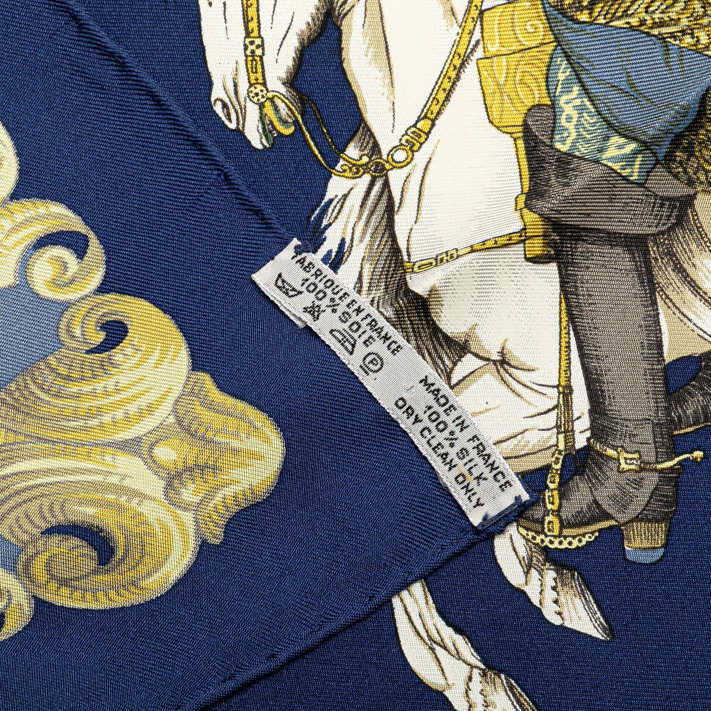 Sattars Lvdovicvs Magnvs Silk Scarf Blue