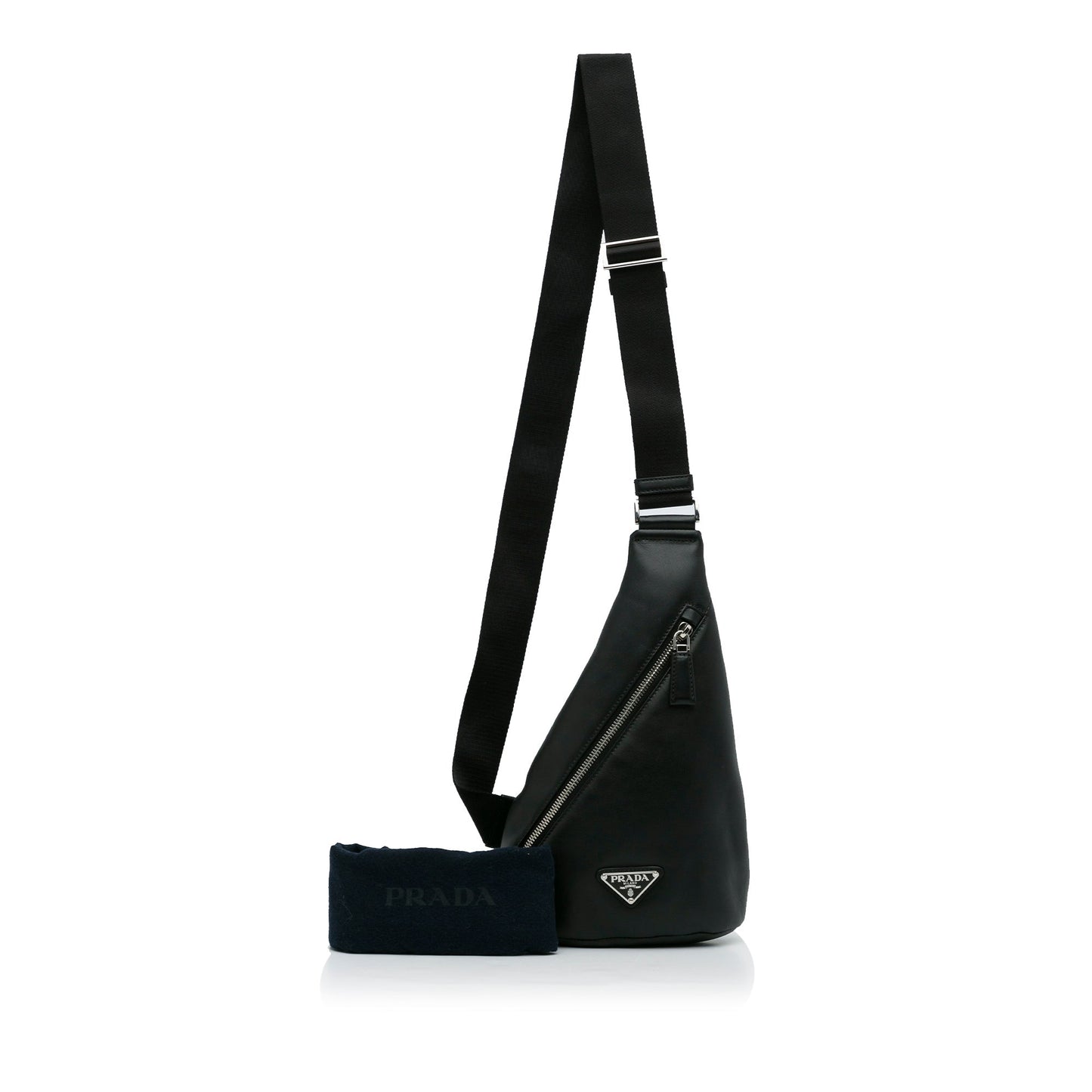 Prada Prada Cross Leather Bag Black