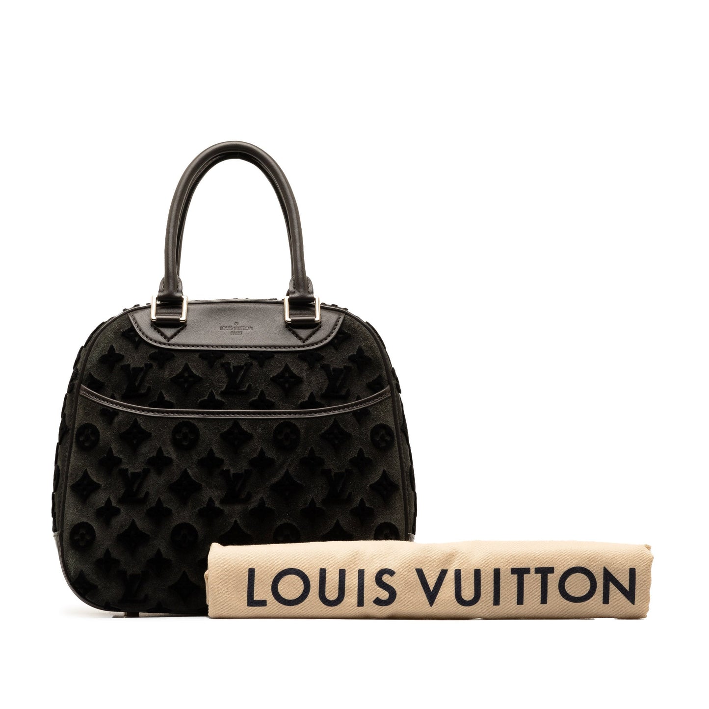 Louis Vuitton Monogram Tuffetage Deauville Cube Black