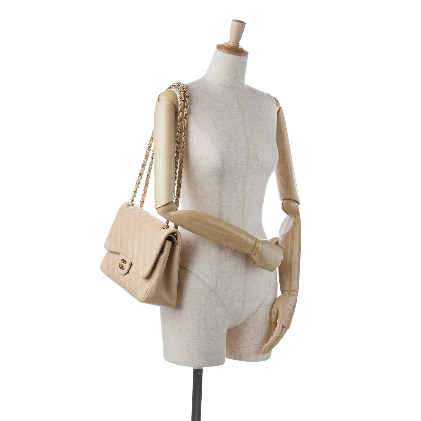 Chanel Jumbo Classic Lambskin Double Flap Brown