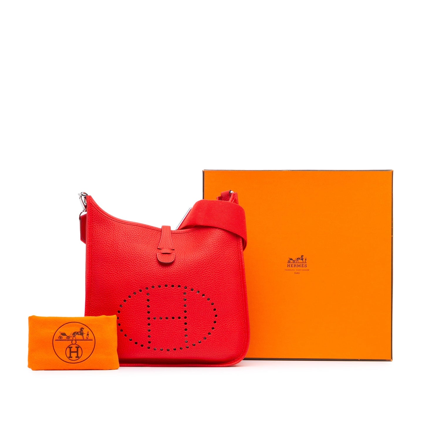 Hermès Clemence Evelyne III 29 PM Red