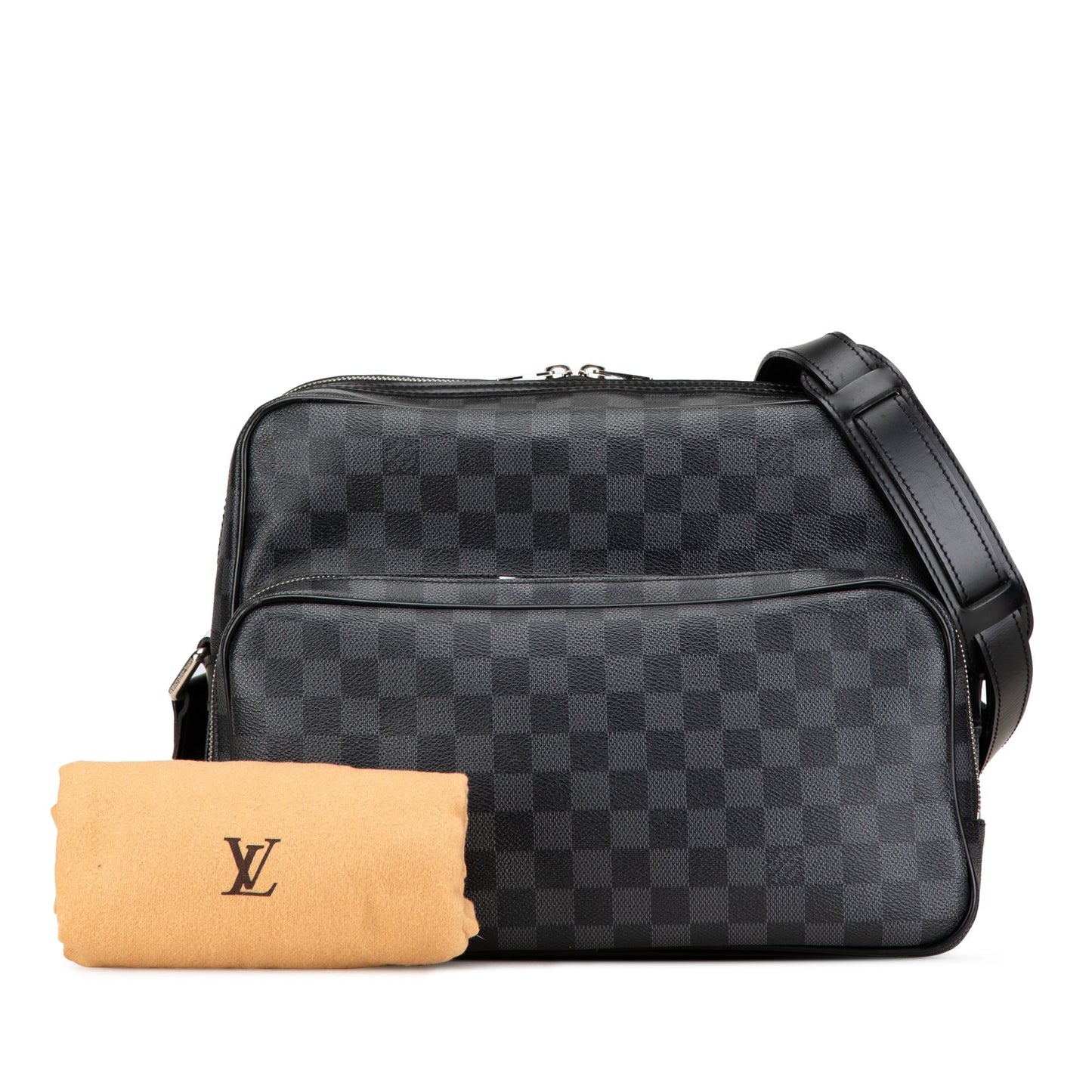 Louis Vuitton Damier Graphite Sac Leoh Black