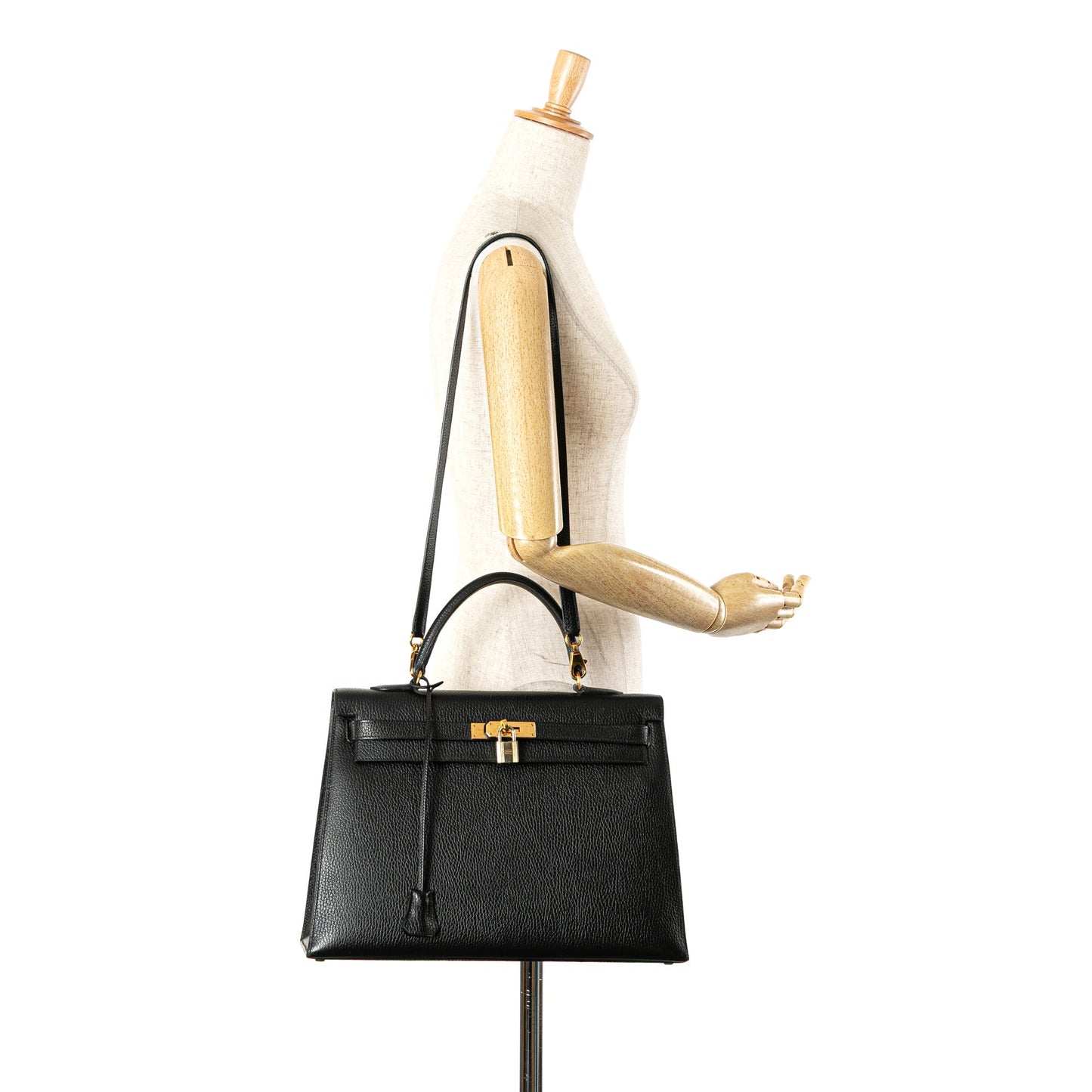 Hermès Ardennes Kelly Sellier 35 Black
