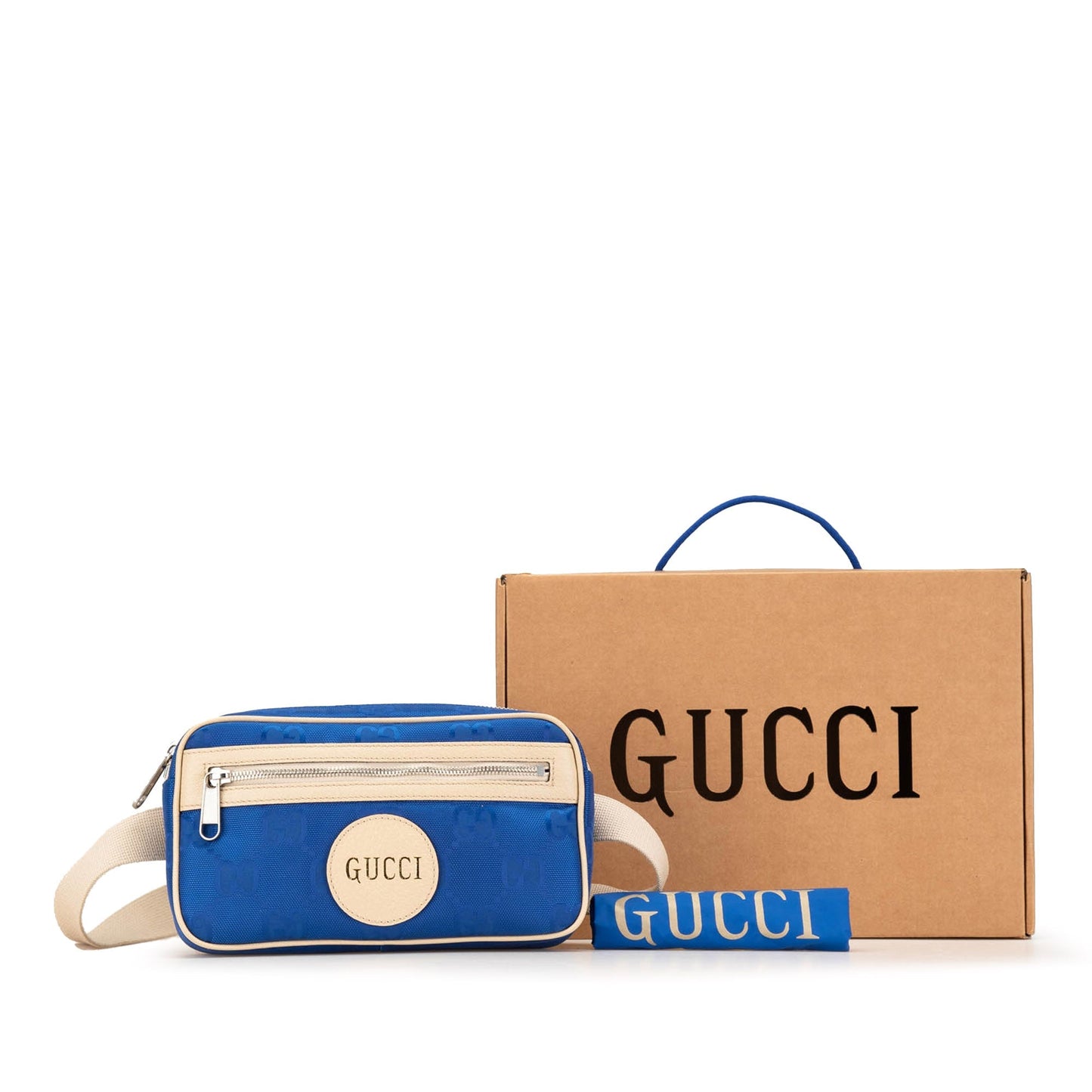 Gucci GG Nylon Off The Grid Belt Bag Blue