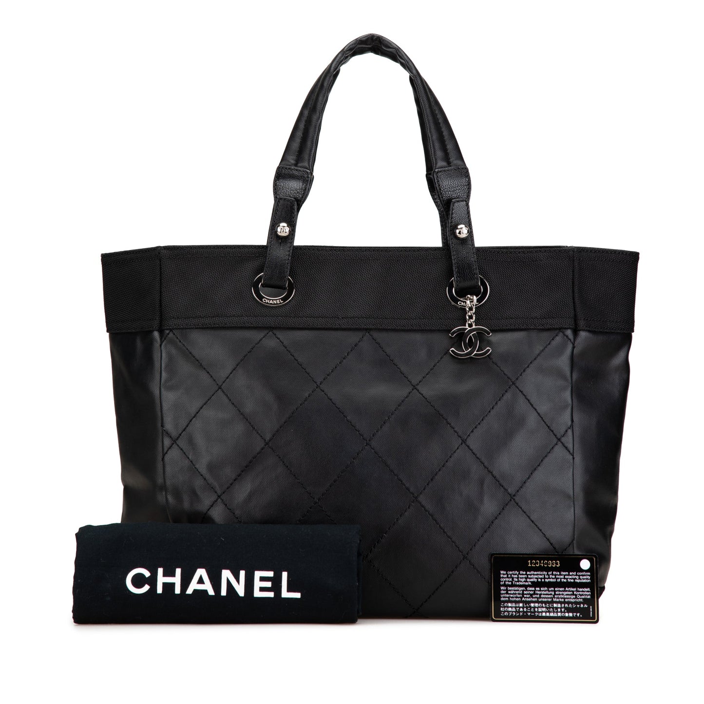 Chanel Large Paris Biarritz Tote Black