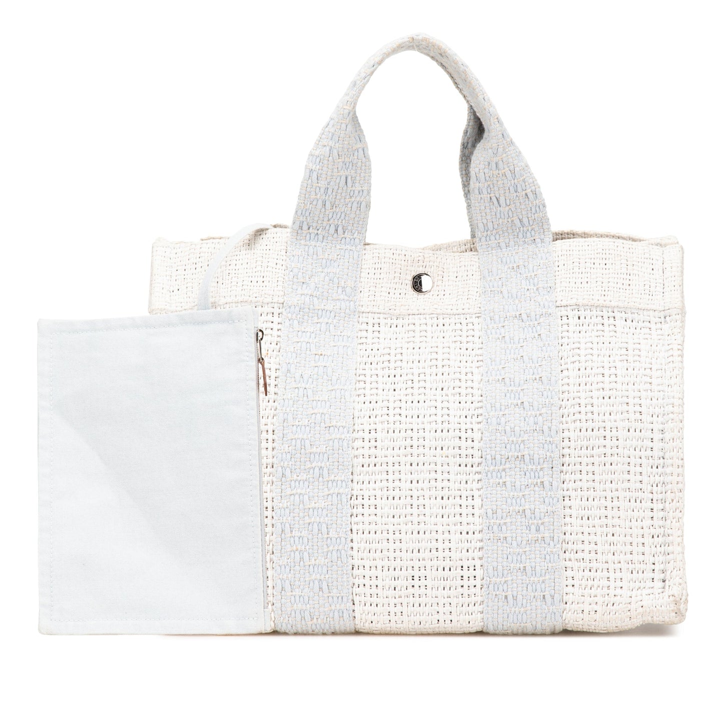 Hermès Woven Straw Bora Bora PM Tote White