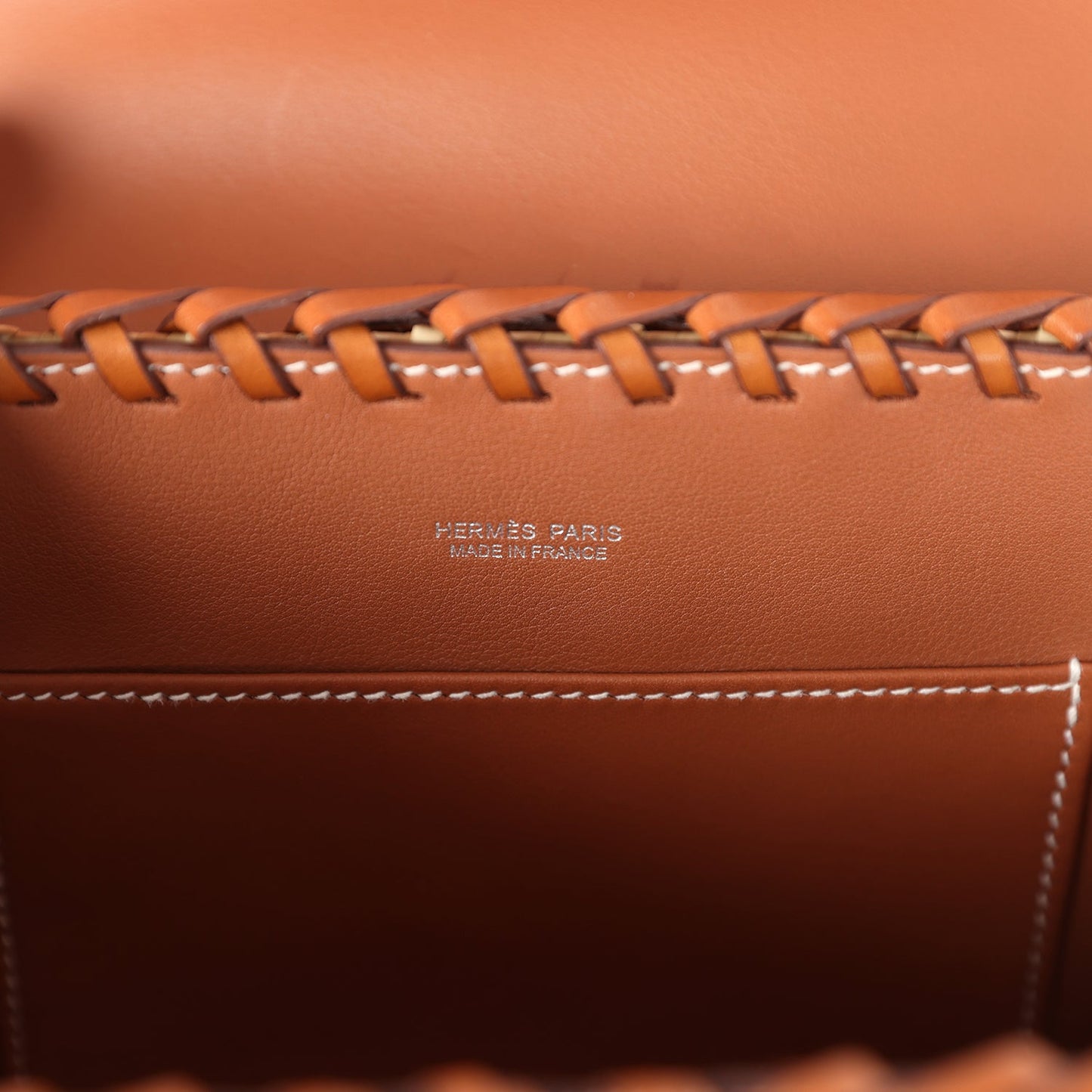Hermes Mini Picnic Kelly 20 Fauve Barenia Palladium Hardware