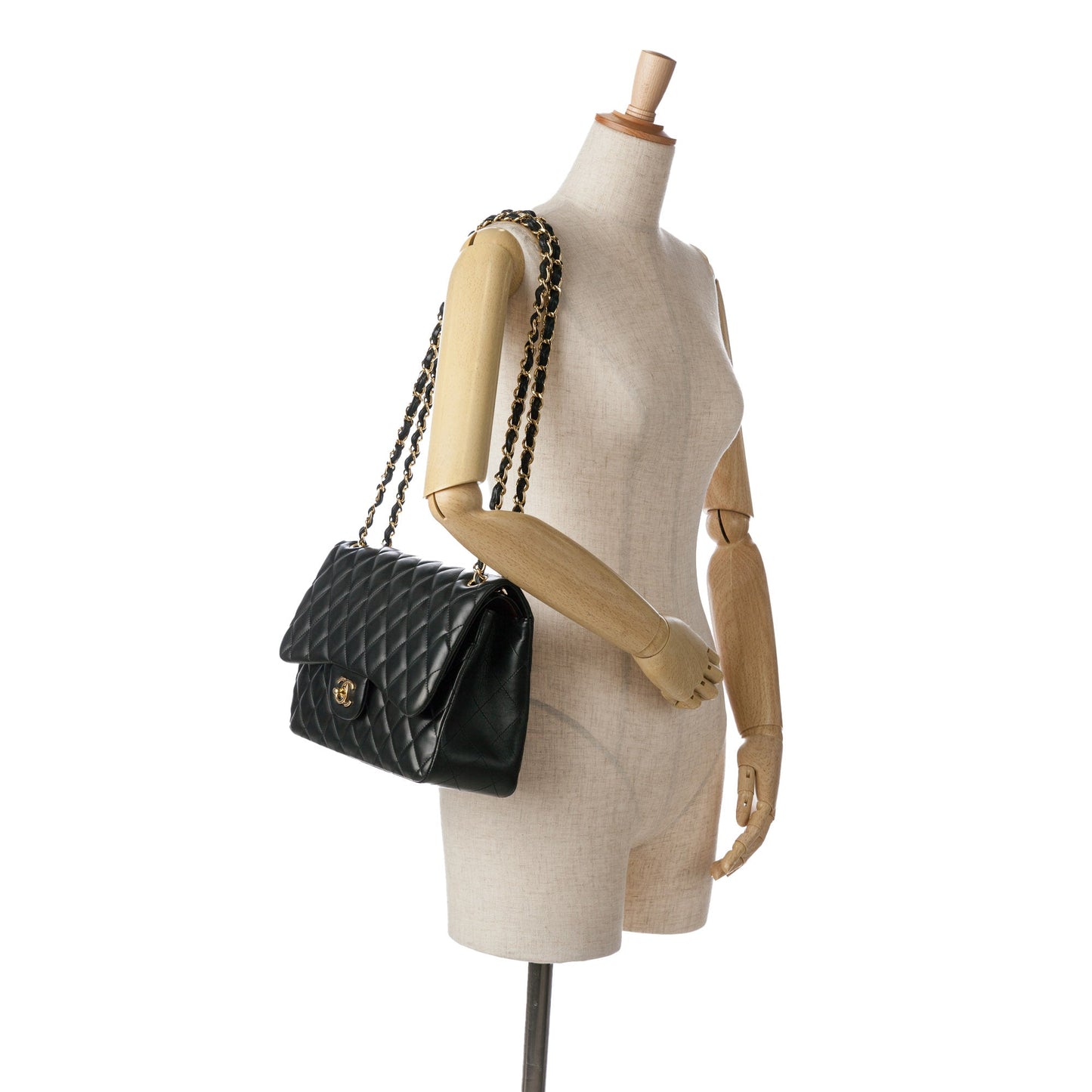 Chanel Jumbo Classic Lambskin Double Flap Black