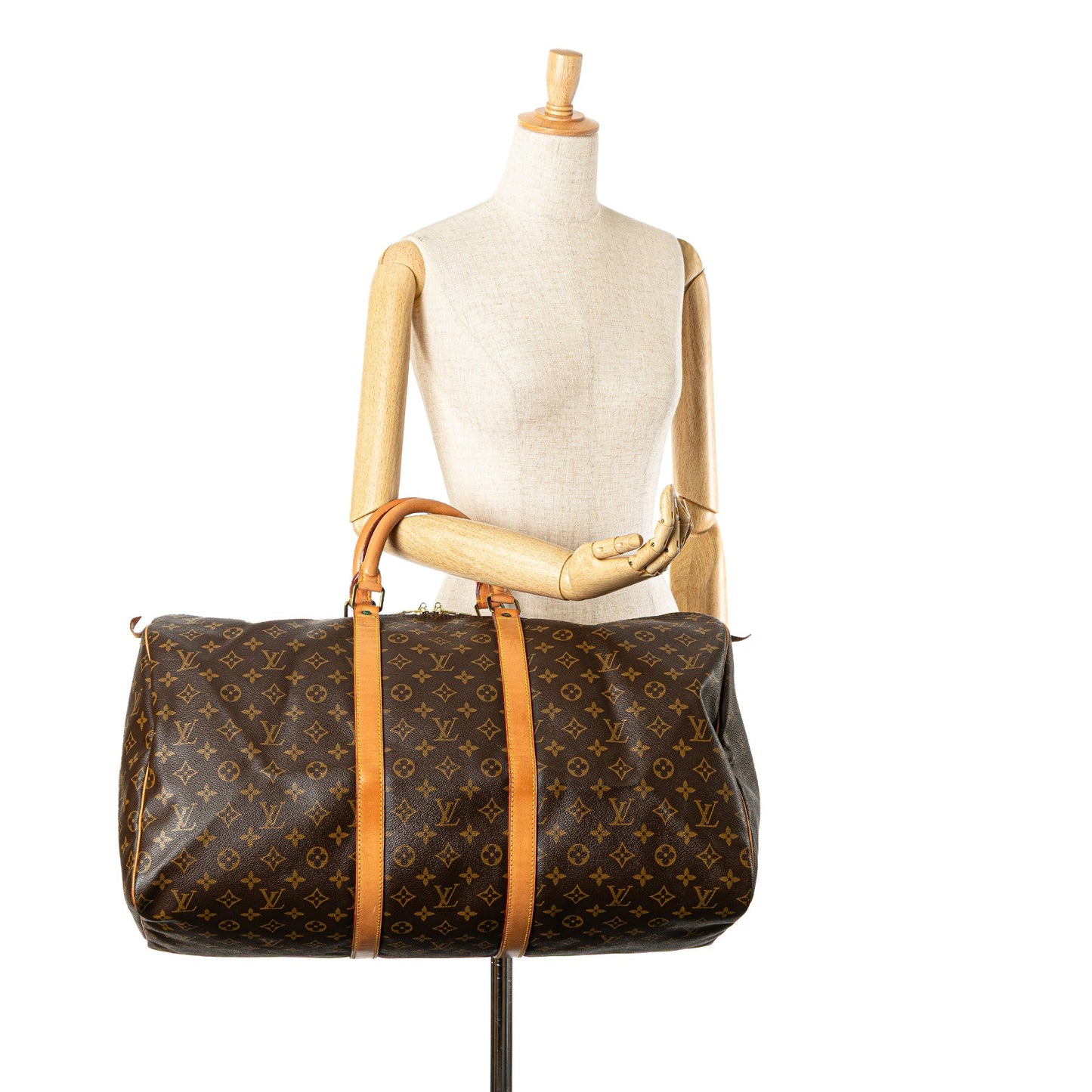 Louis Vuitton Monogram Keepall 55 Brown