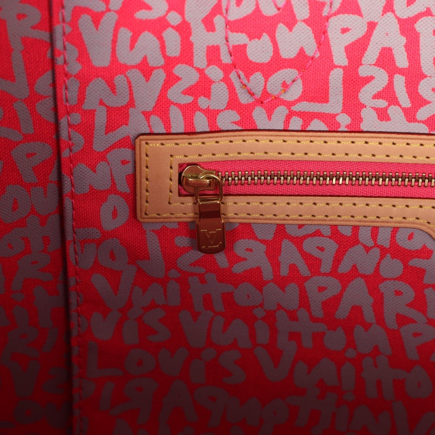 Louis Vuitton Stephen Sprouse Neverfull GM Fuchsia Pink Monogram Graffiti