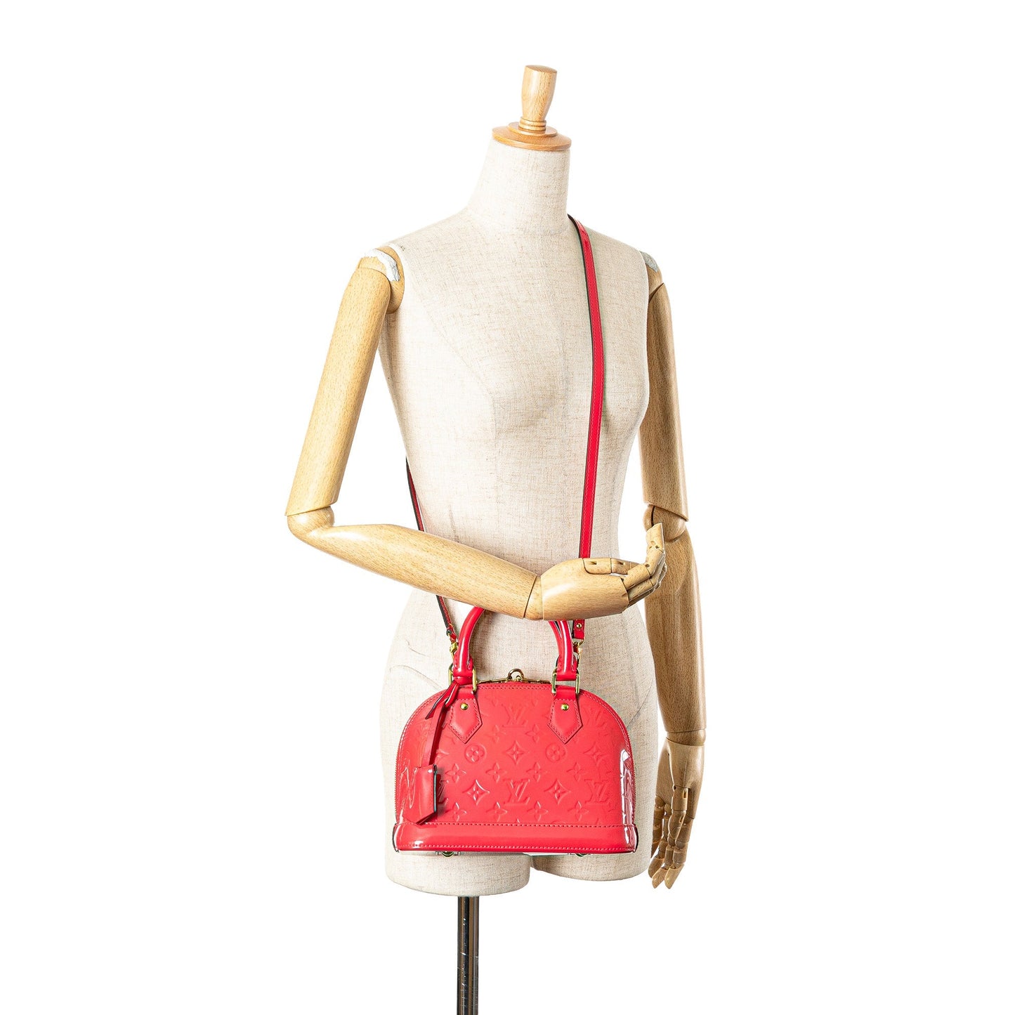 Louis Vuitton Monogram Vernis Alma BB Pink