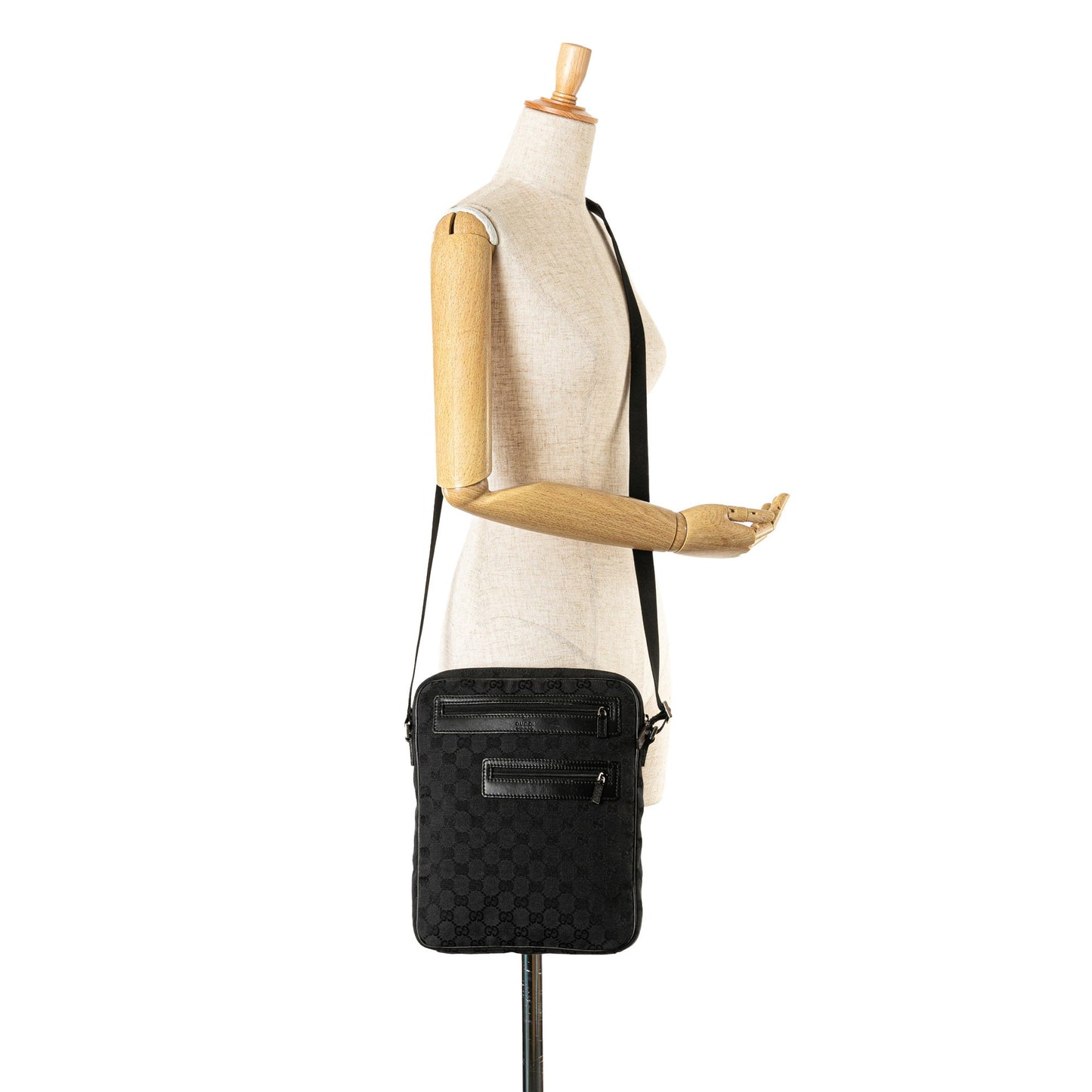 Gucci GG Canvas Crossbody Black