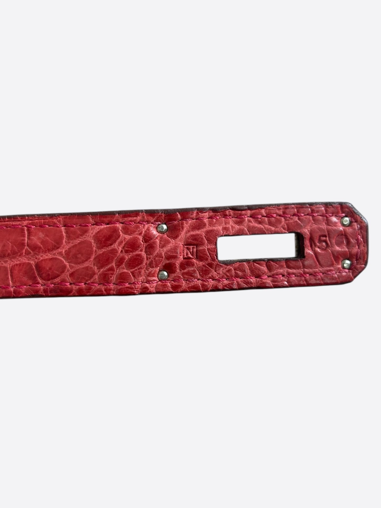 Hermes Red Crocodile Birkin 35