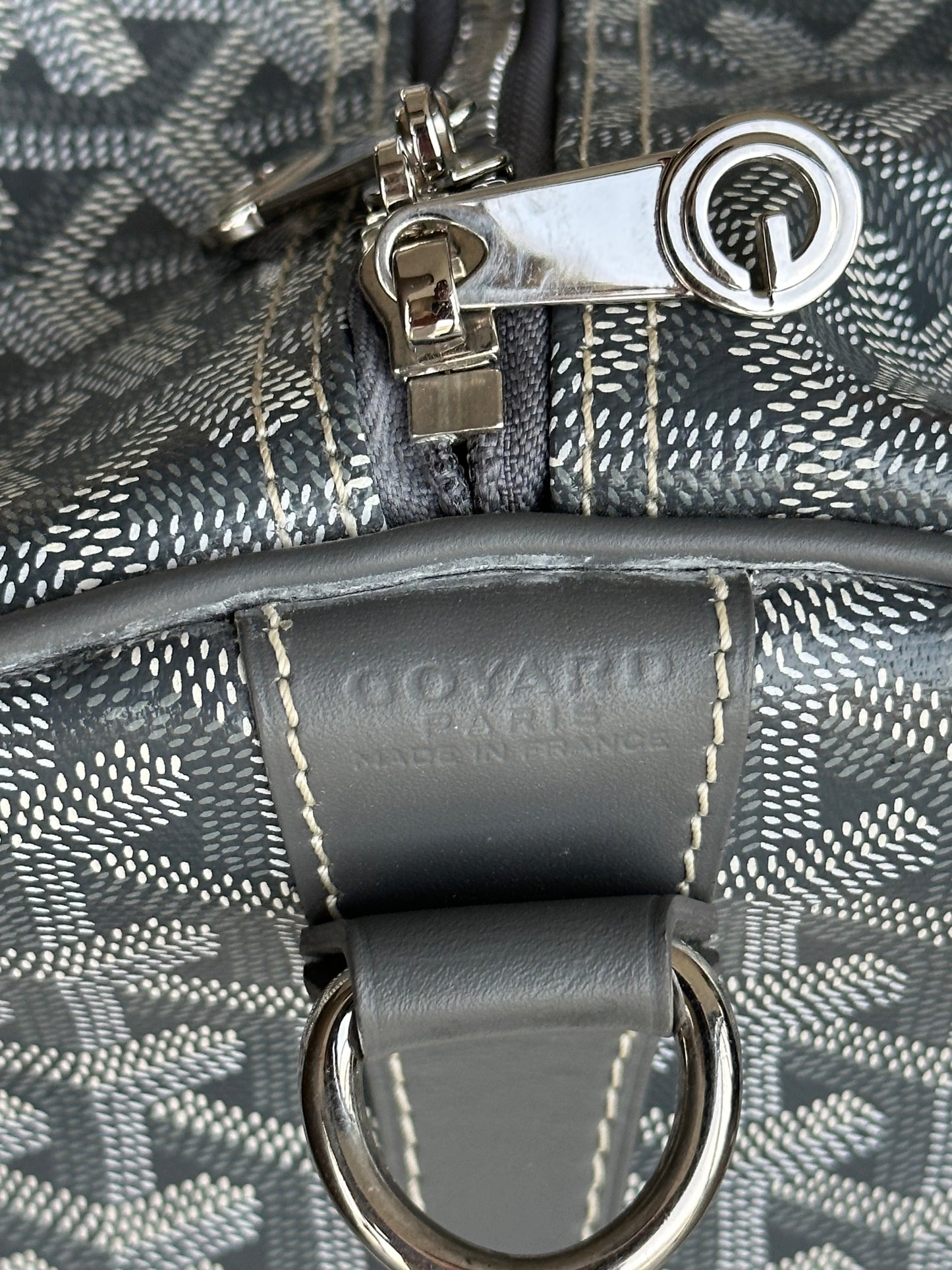 Goyard Grey Boston 50 Duffel Bag