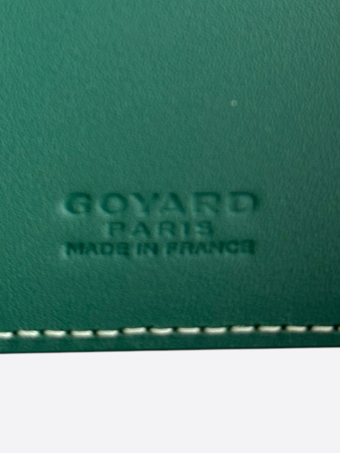 Goyard Green Victoire Wallet