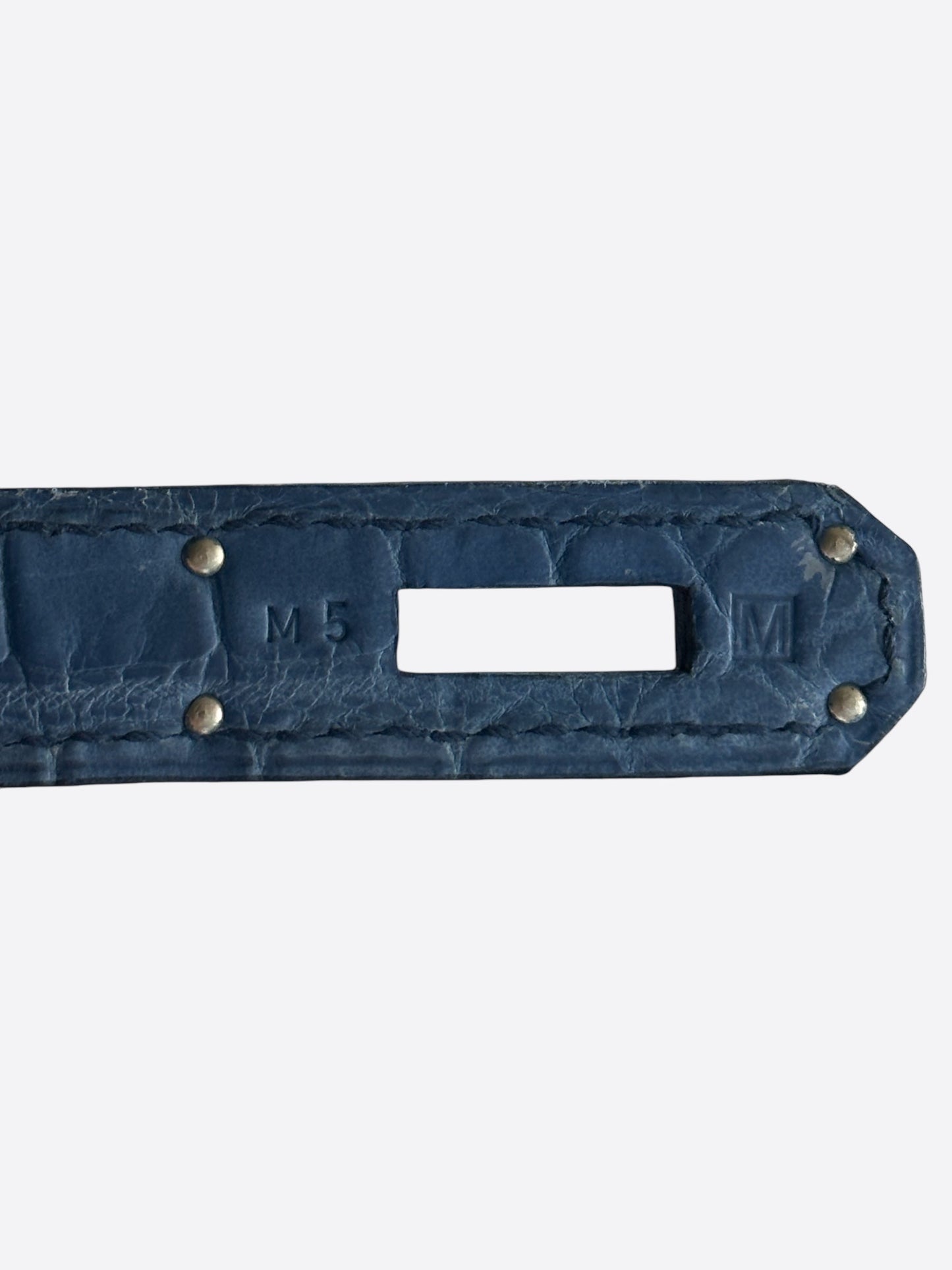 Hermes Blue Crocodile Birkin 35