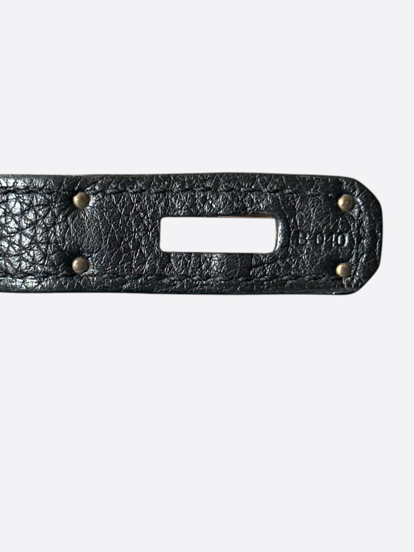 Hermes Black Noir Gold Togo Birkin 30