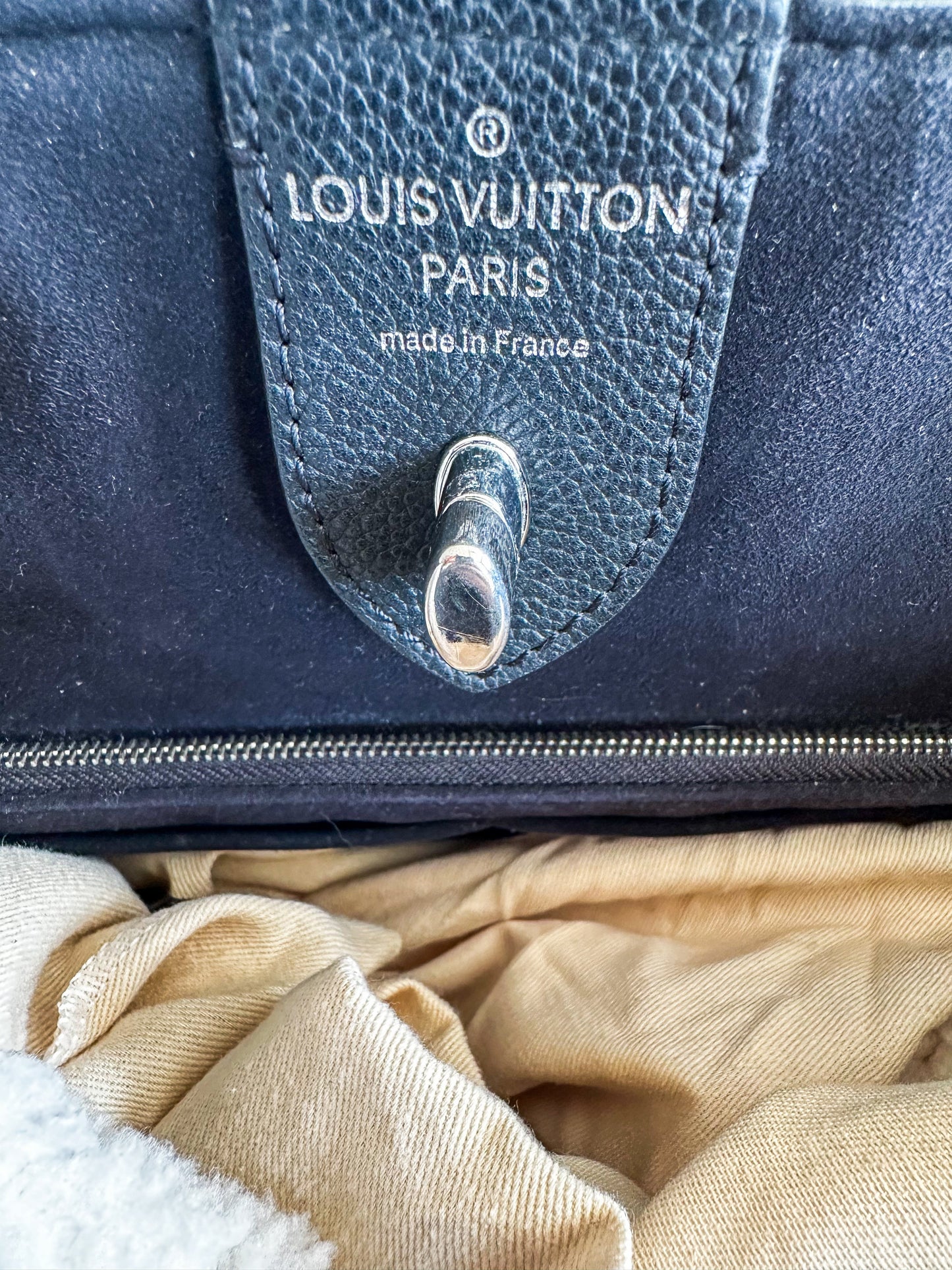 Louis Vuitton Black Lockme Cabas Tote Bag