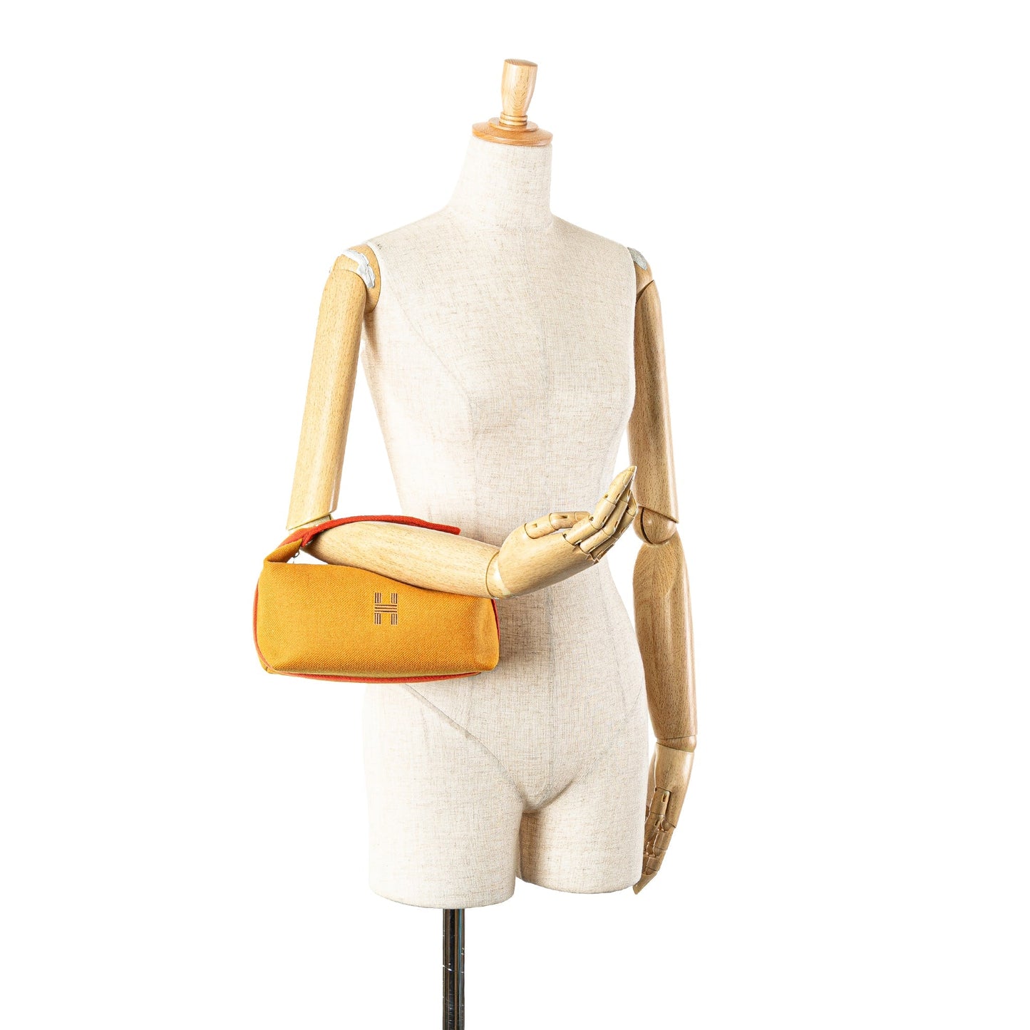 Hermès Small Toile Bride A Brac Yellow