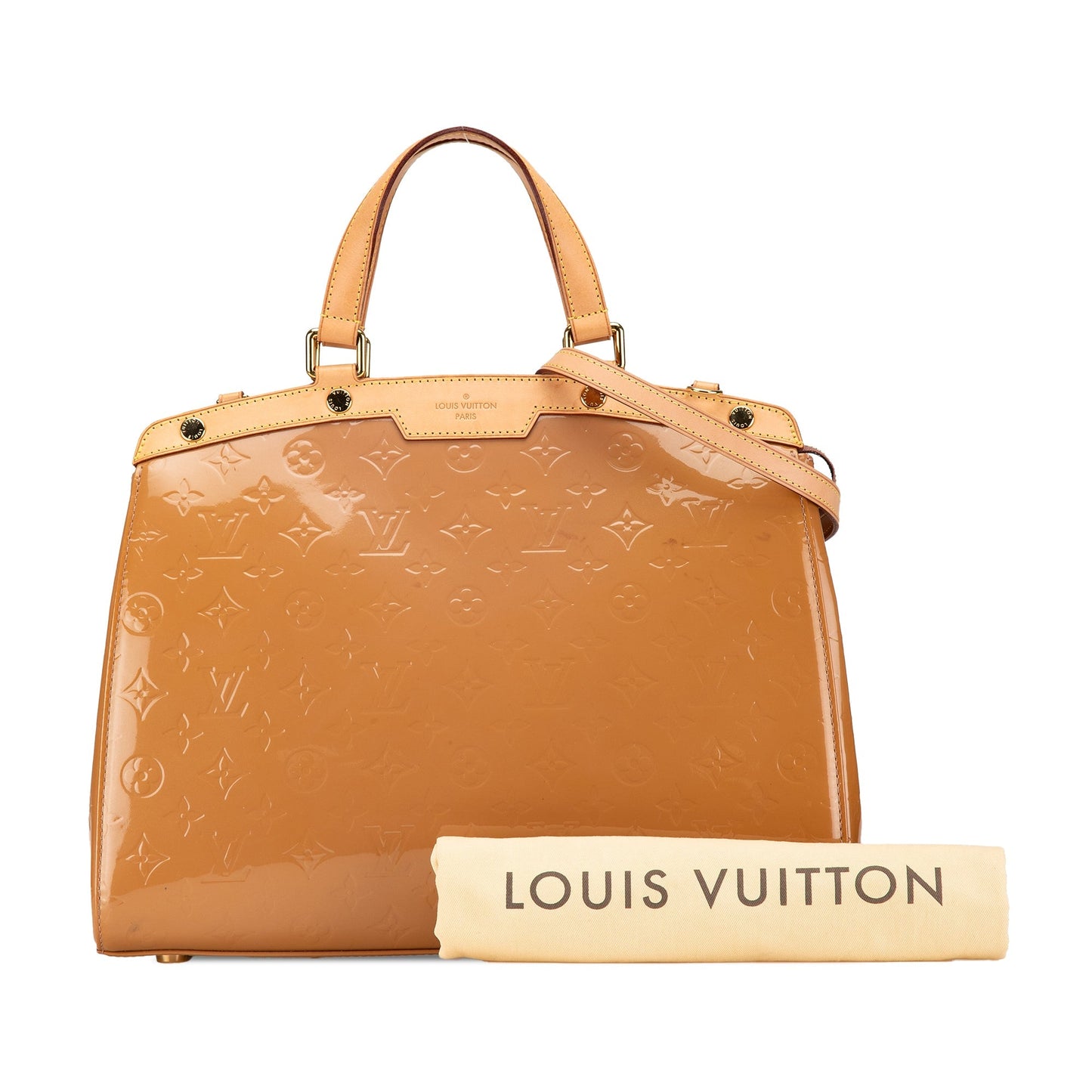 Louis Vuitton Monogram Vernis Brea GM Brown