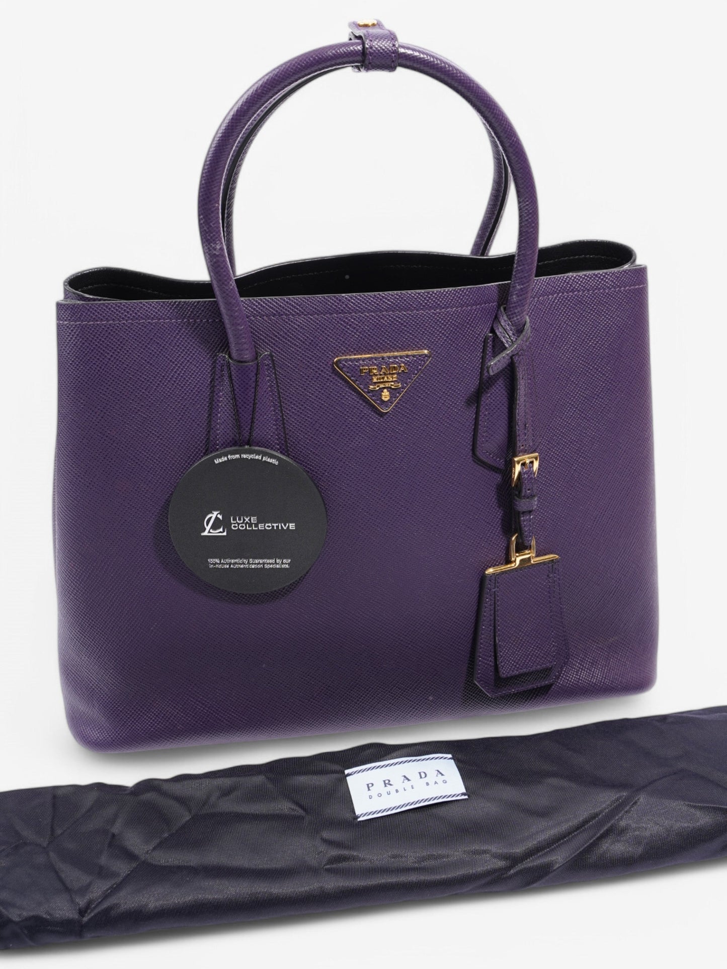 Prada Prada Milano Handbag Dal 1913 purple