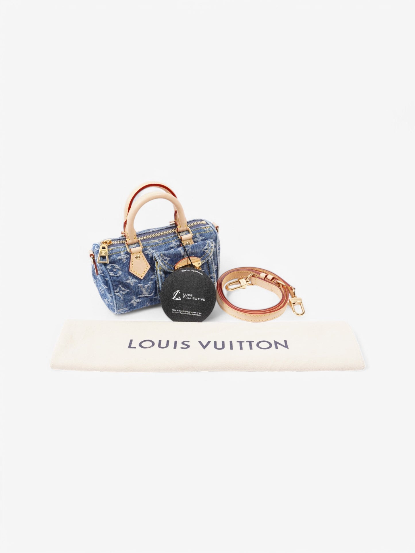 Louis Vuitton Speedy Monogram Denim Nano