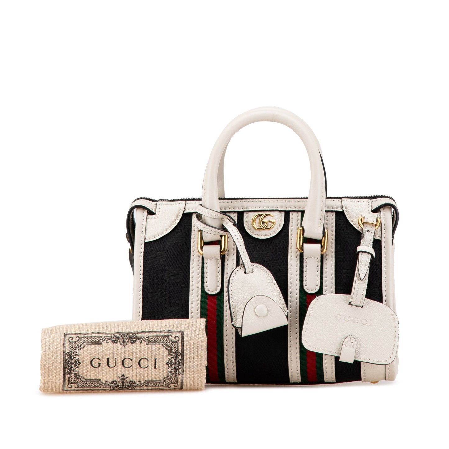 Gucci Mini GG Canvas Bauletto Black