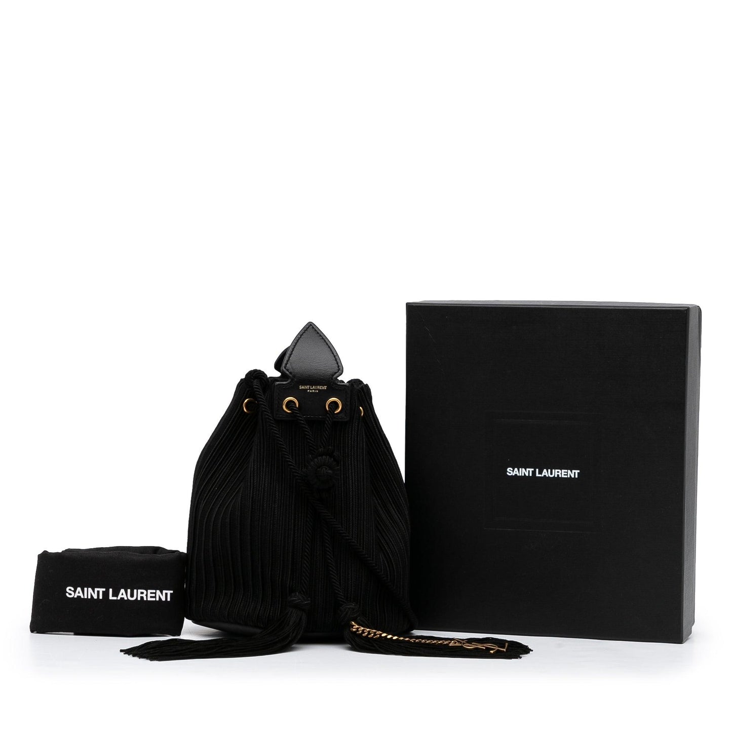 Saint Laurent Anja Bucket Bag Black