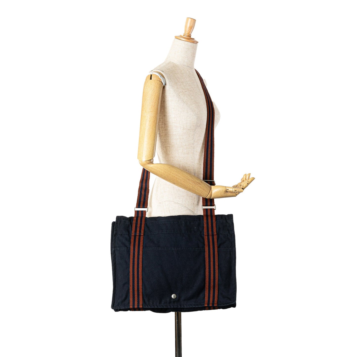 Hermès Fourre Tout Bassus MM Blue