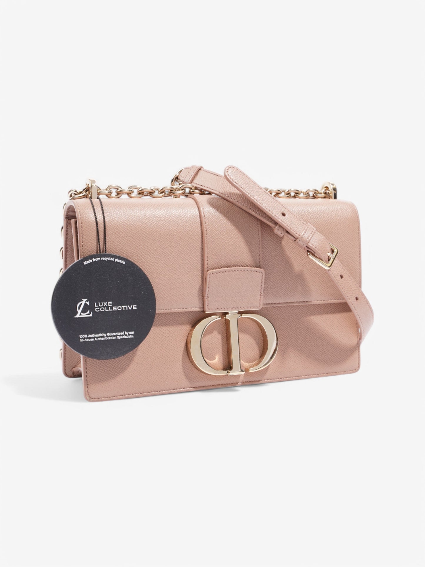Christian Dior 30 Montaigne Bag Dusty Pink Leather