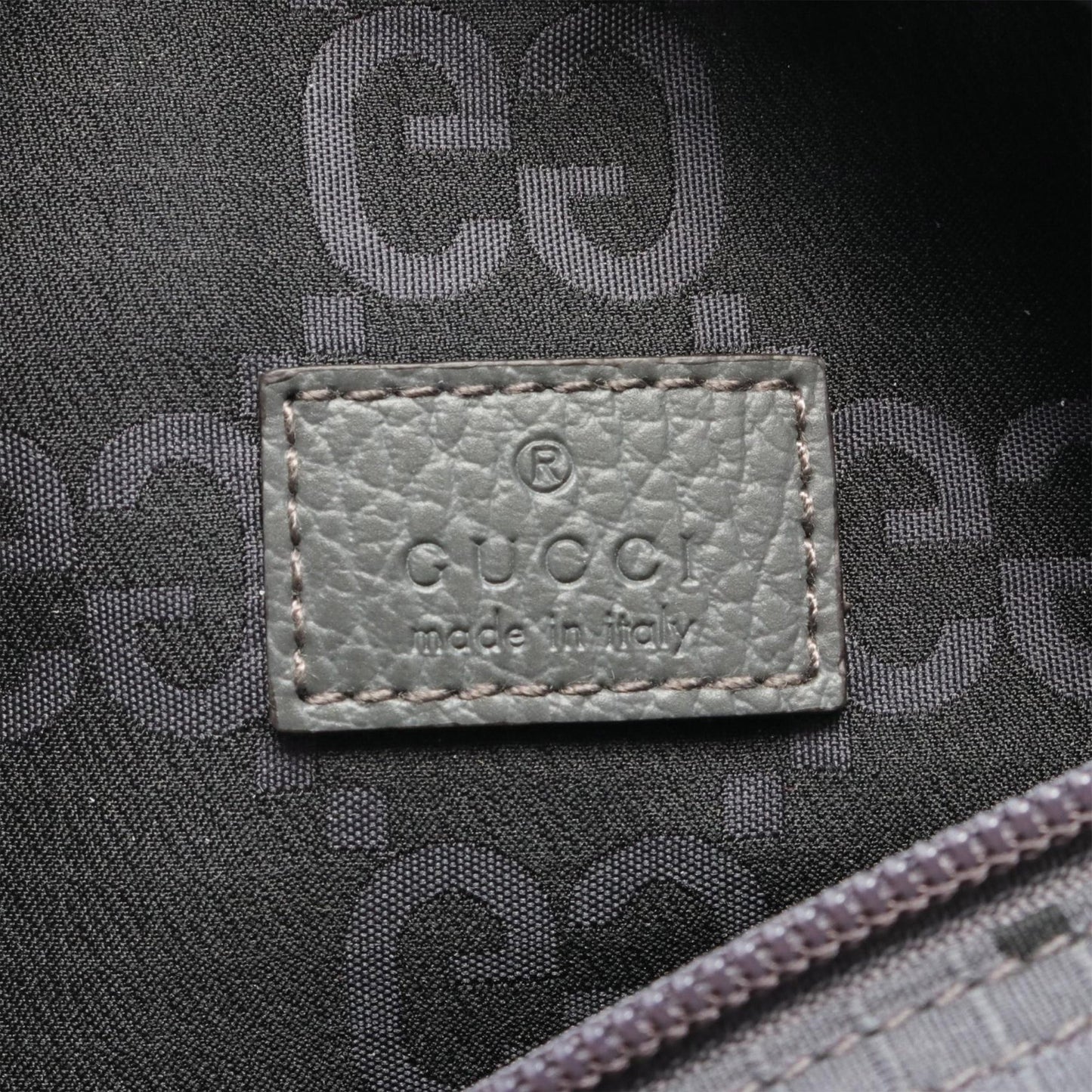 Gucci GG Nylon Ripstop Belt Bag Gray