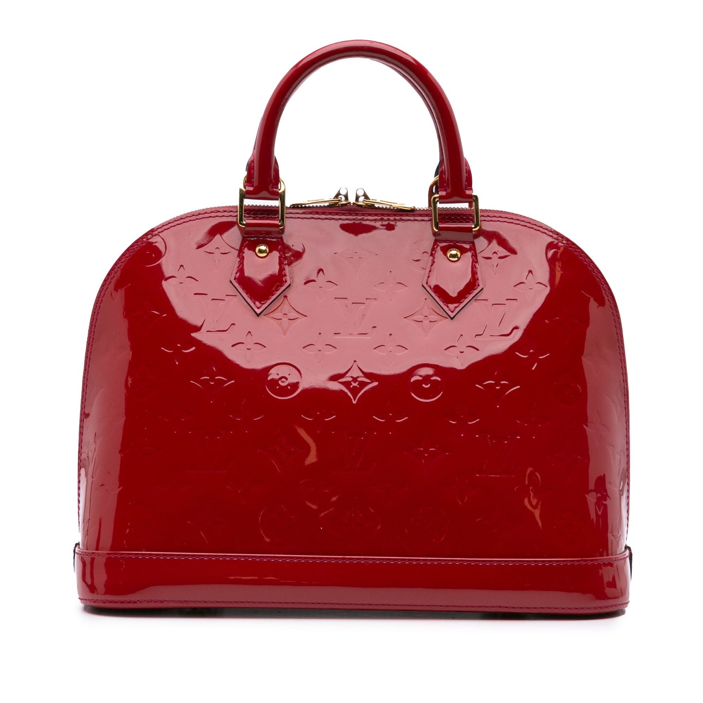 Louis Vuitton Monogram Vernis Alma PM Red