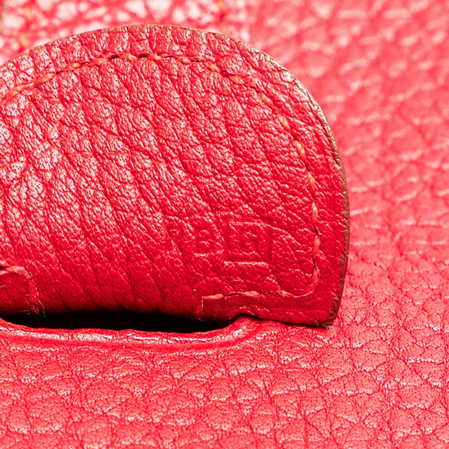 Hermès Taurillon Clemence Evelyne I GM Red