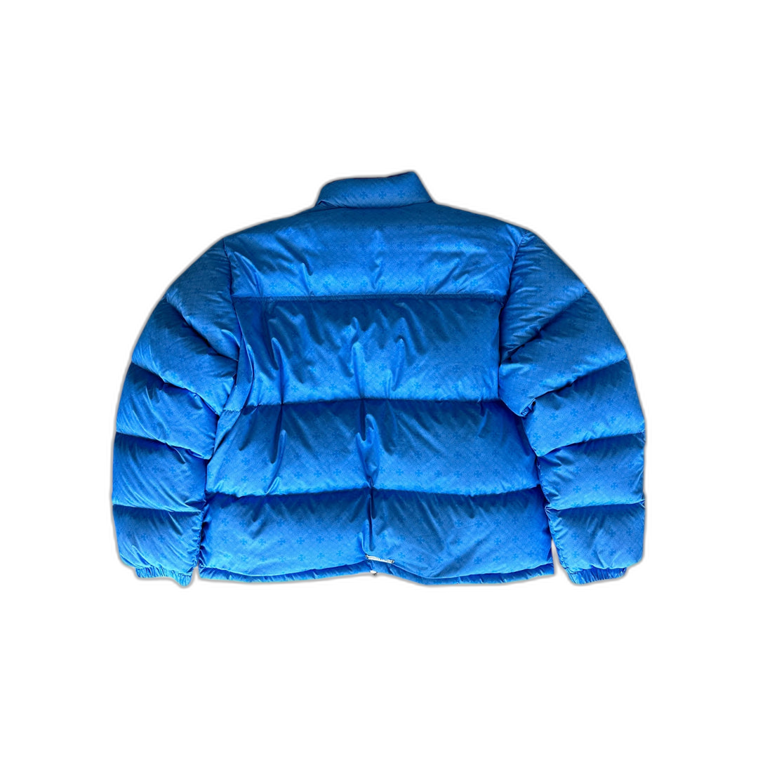 Chrome Hearts Blue Cross Jacquard  Jacket