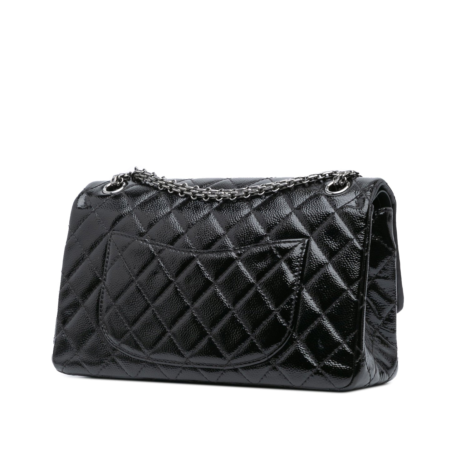Chanel Quilted Patent Caviar 2.55 Reissue Flap 226 Black