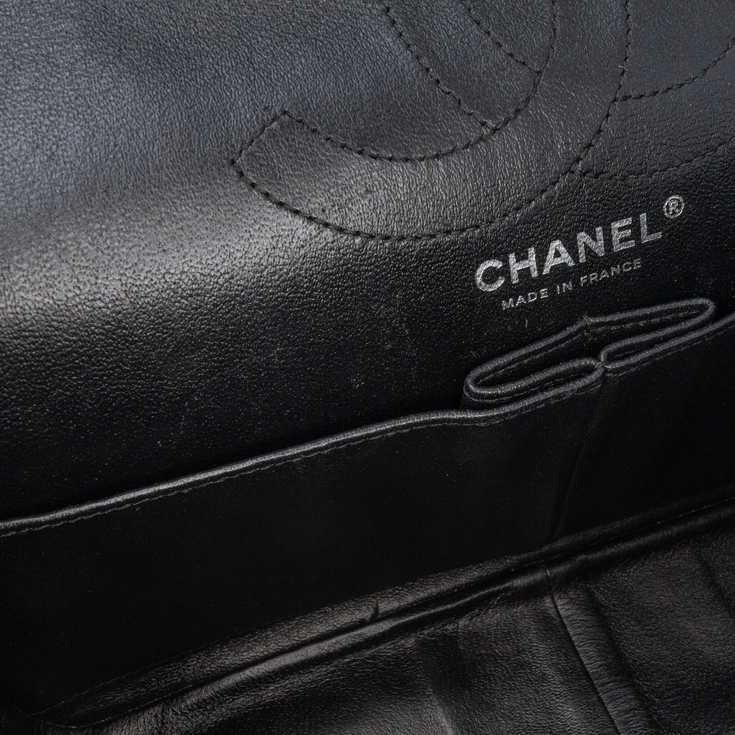 Chanel Quilted Patent Caviar 2.55 Reissue Flap 226 Black