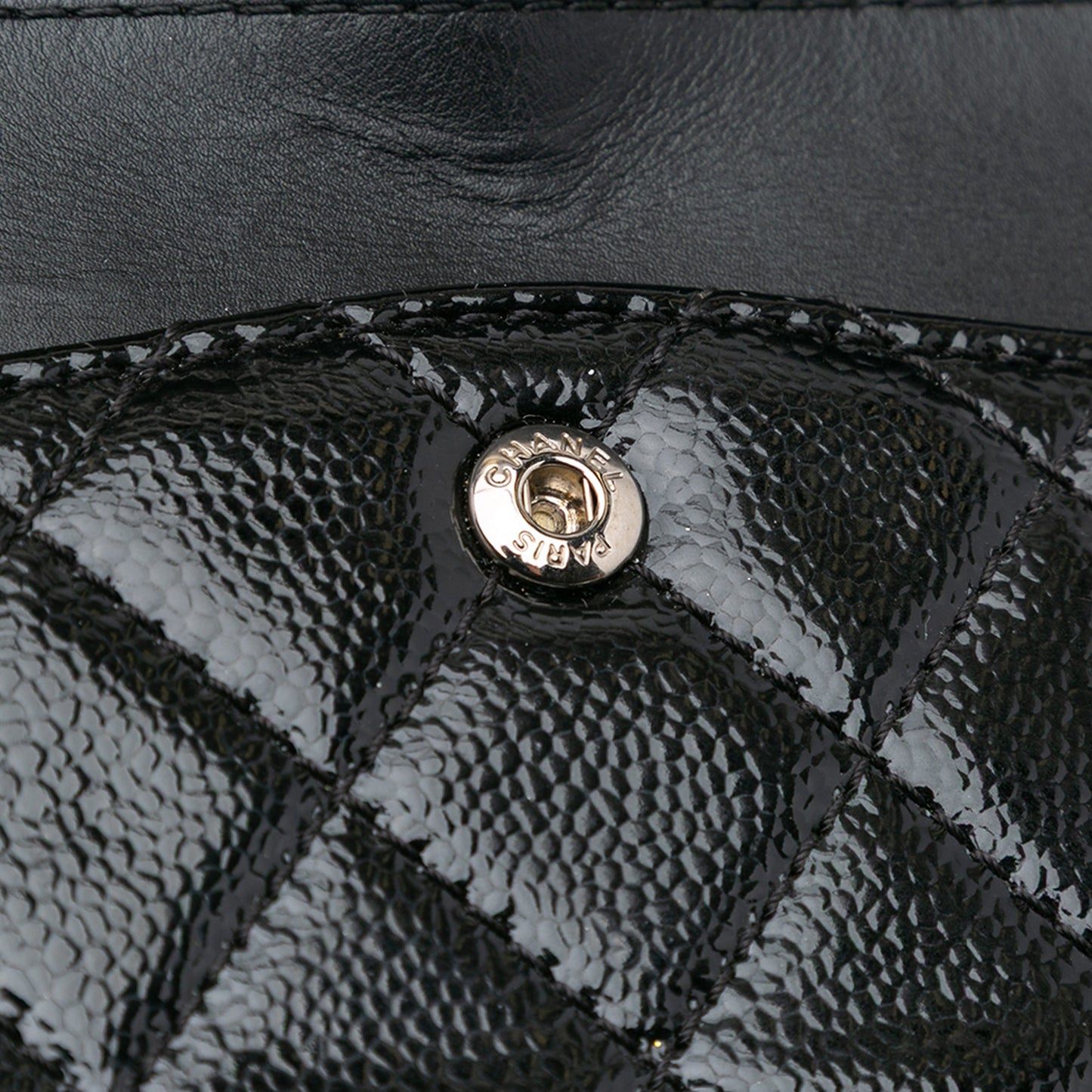 Chanel Quilted Patent Caviar 2.55 Reissue Flap 226 Black