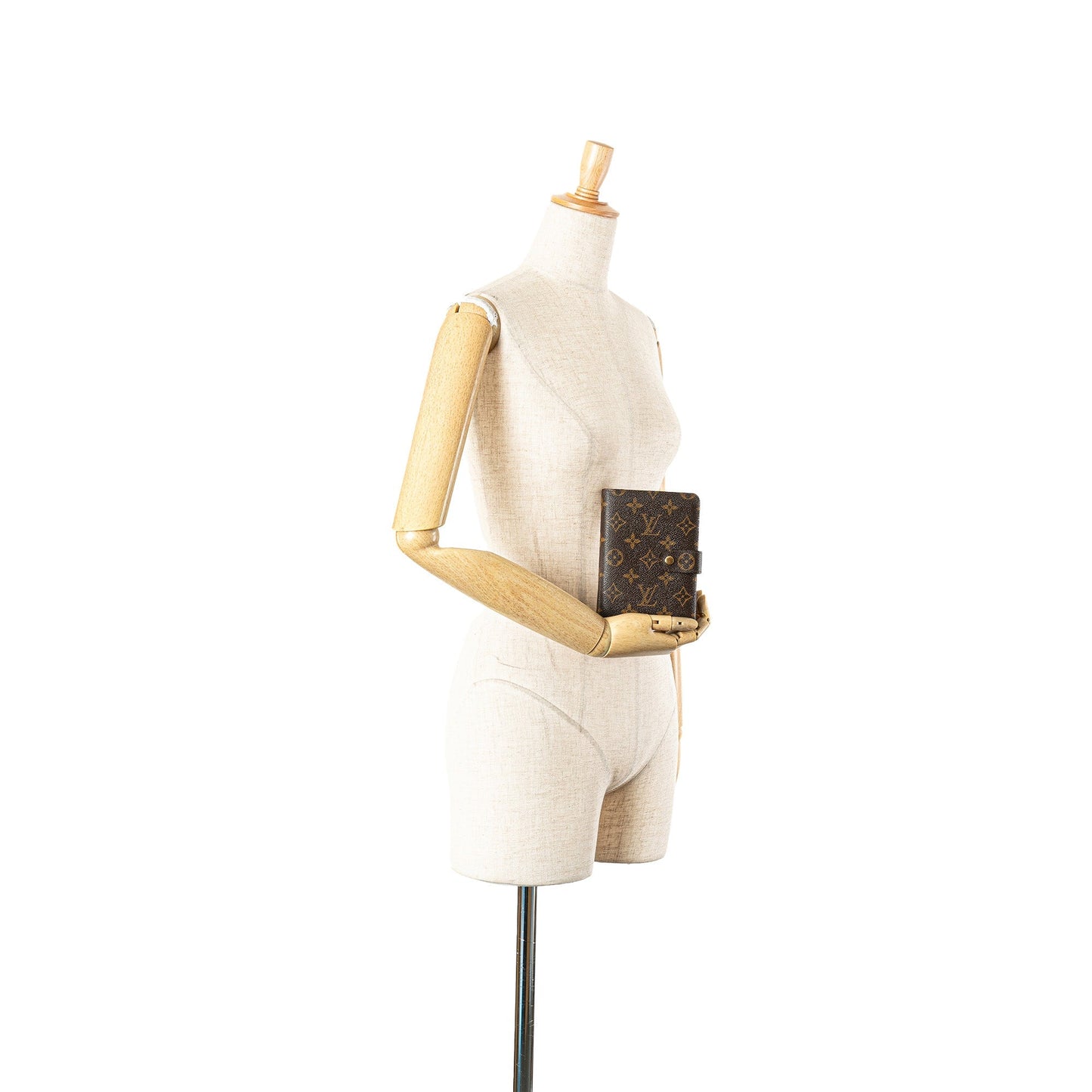 Louis Vuitton Monogram Porte Papier Zipped Wallet Brown