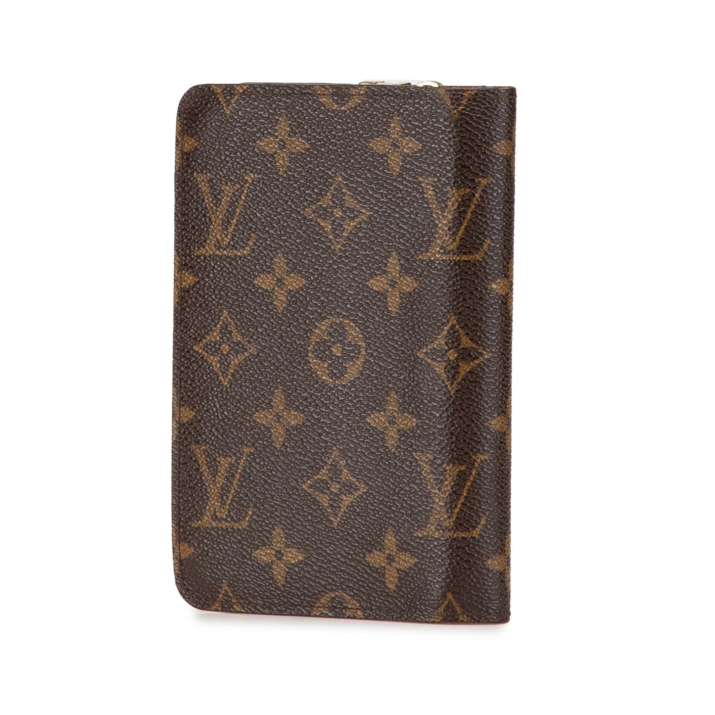 Louis Vuitton Monogram Porte Papier Zipped Wallet Brown