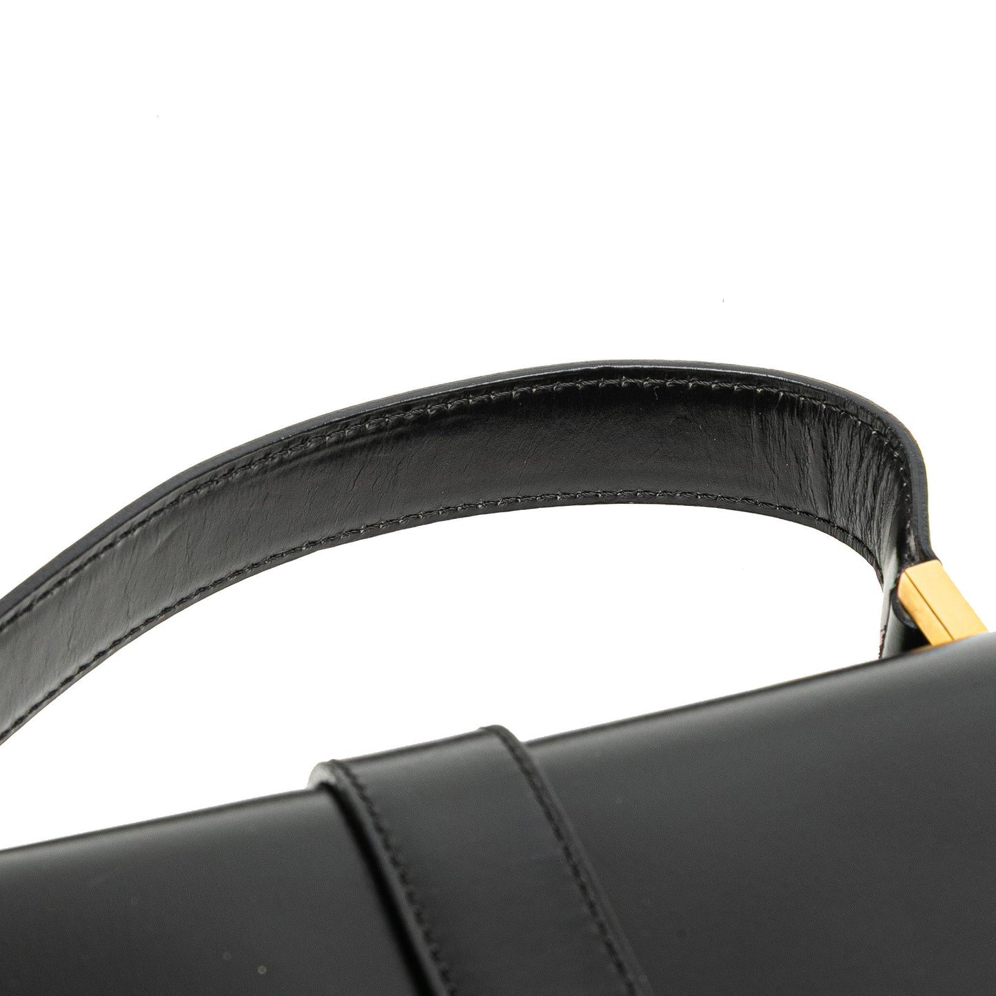 Celine Large Smooth Calfskin 16 Top Handle Bag Black