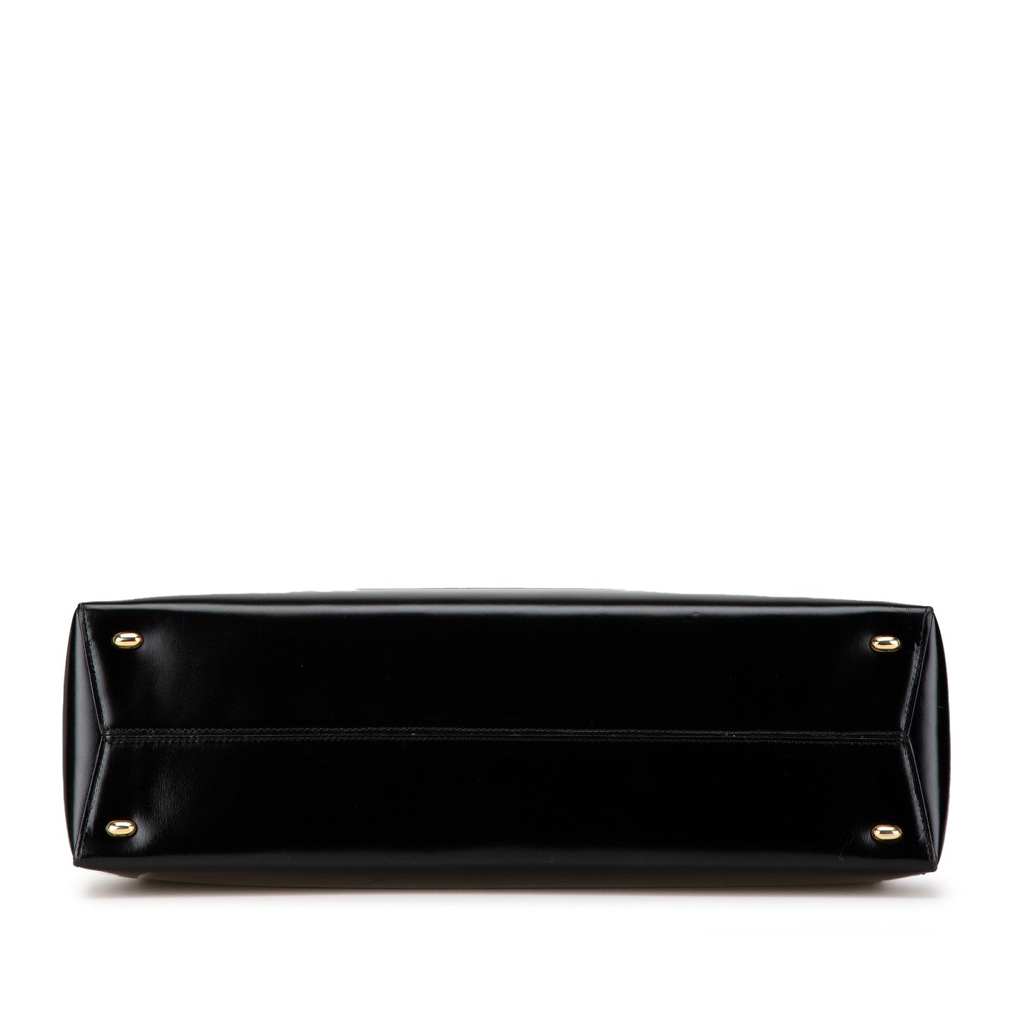 Celine Large Smooth Calfskin 16 Top Handle Bag Black