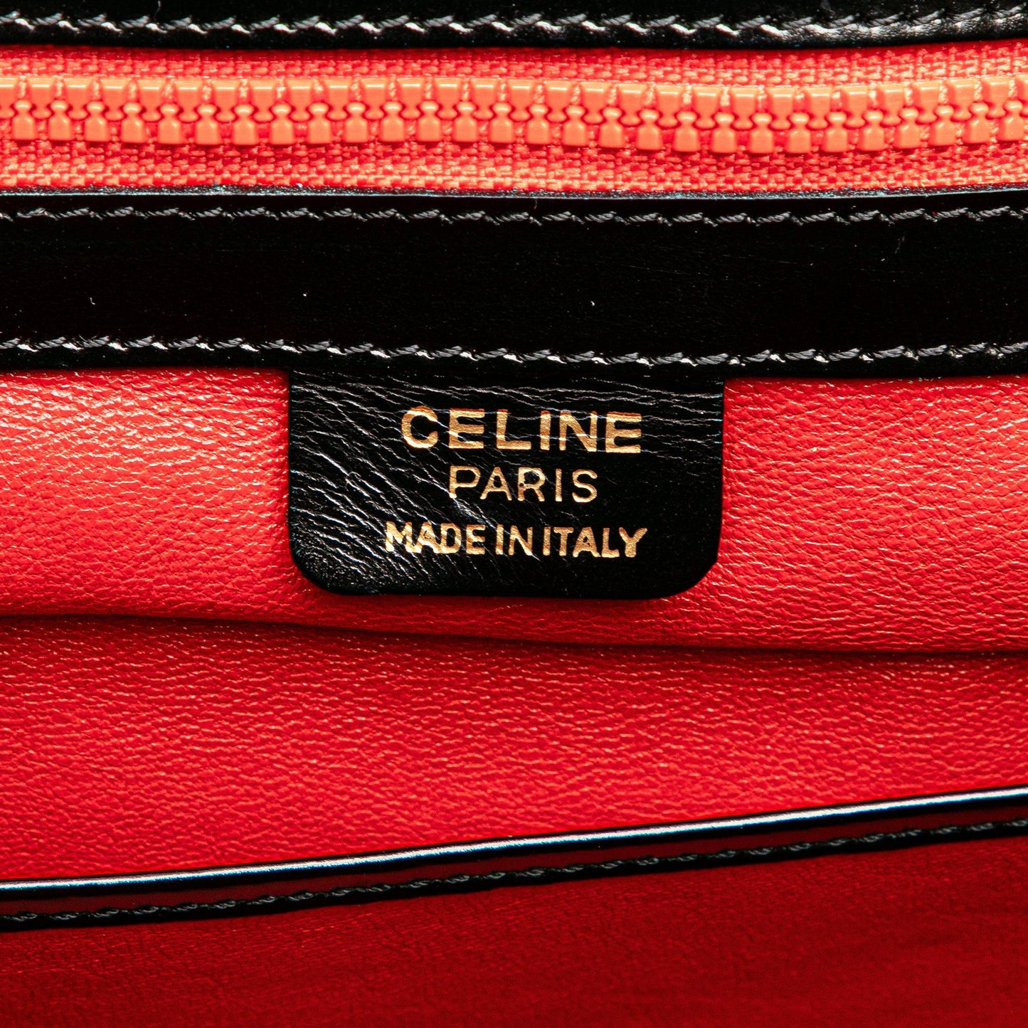Celine Large Smooth Calfskin 16 Top Handle Bag Black