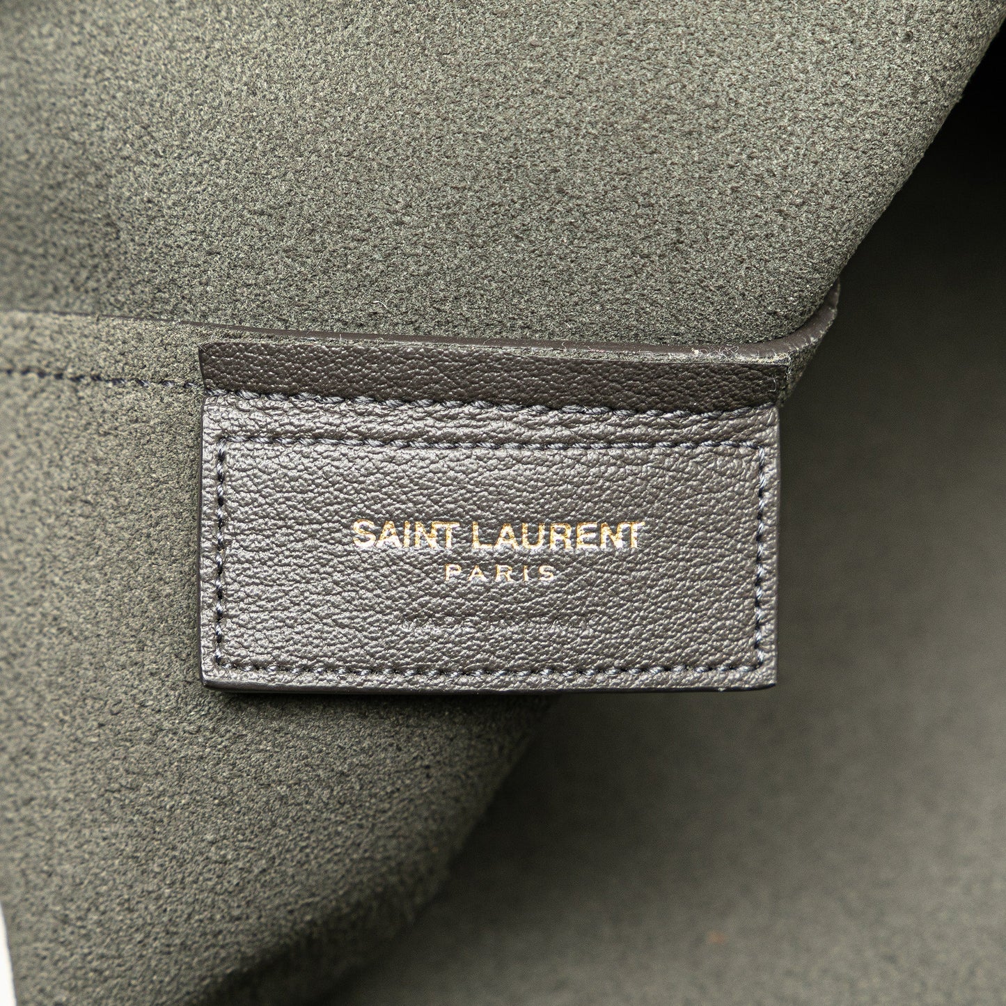Saint Laurent Large East/West Shopping Tote Gray