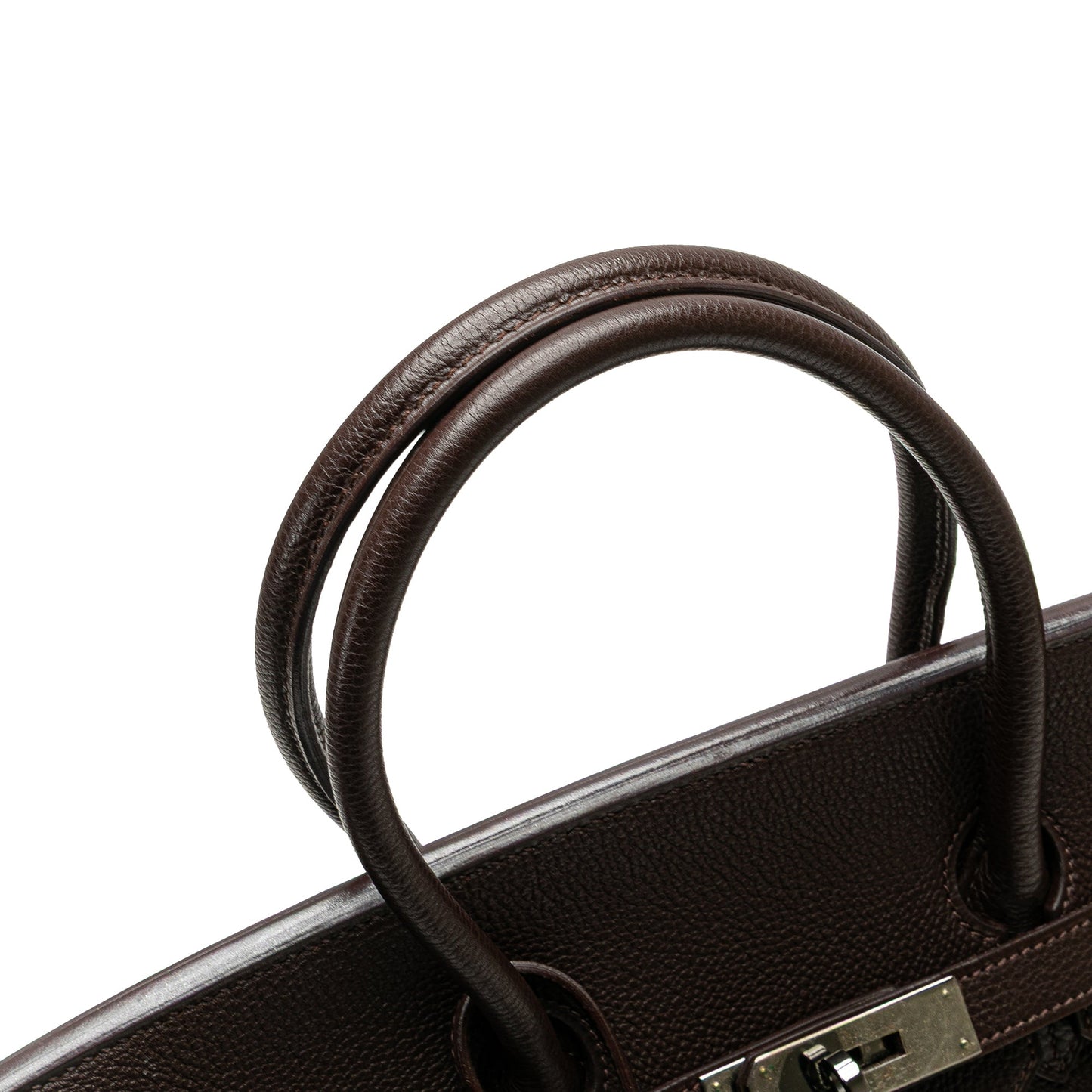 Hermès Special Order Bicolor Togo Verso Birkin Retourne 35 Brown